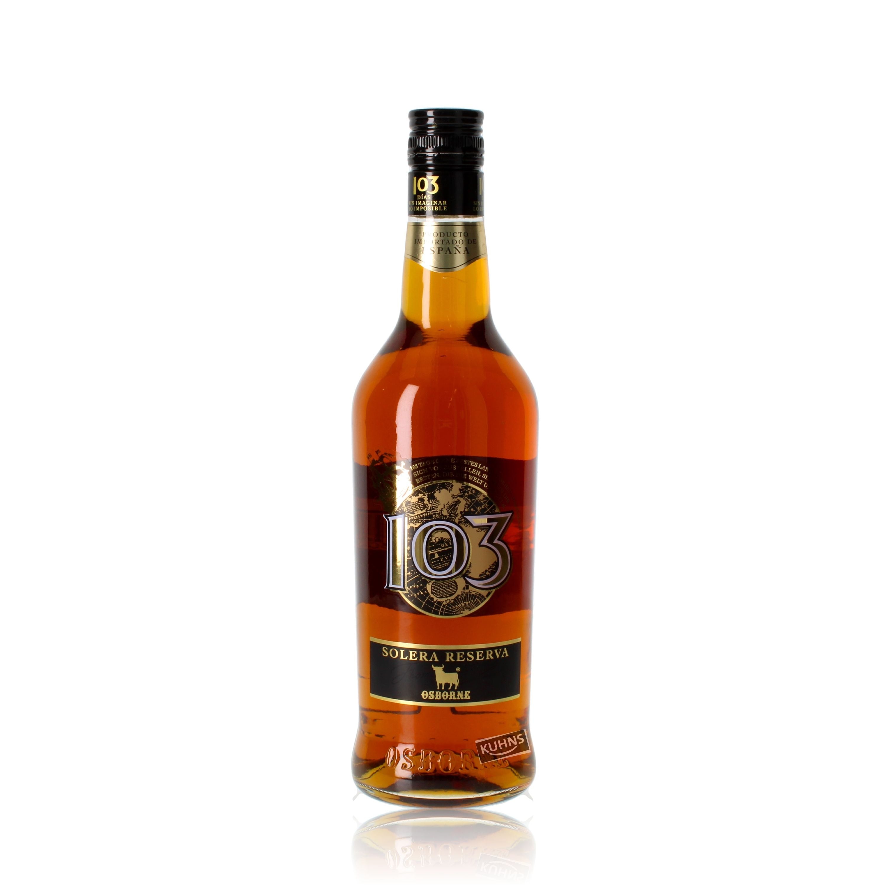 Osborne 103 Solera Reserva 0,7l alk. 36 til.-%, Brandy Spanien