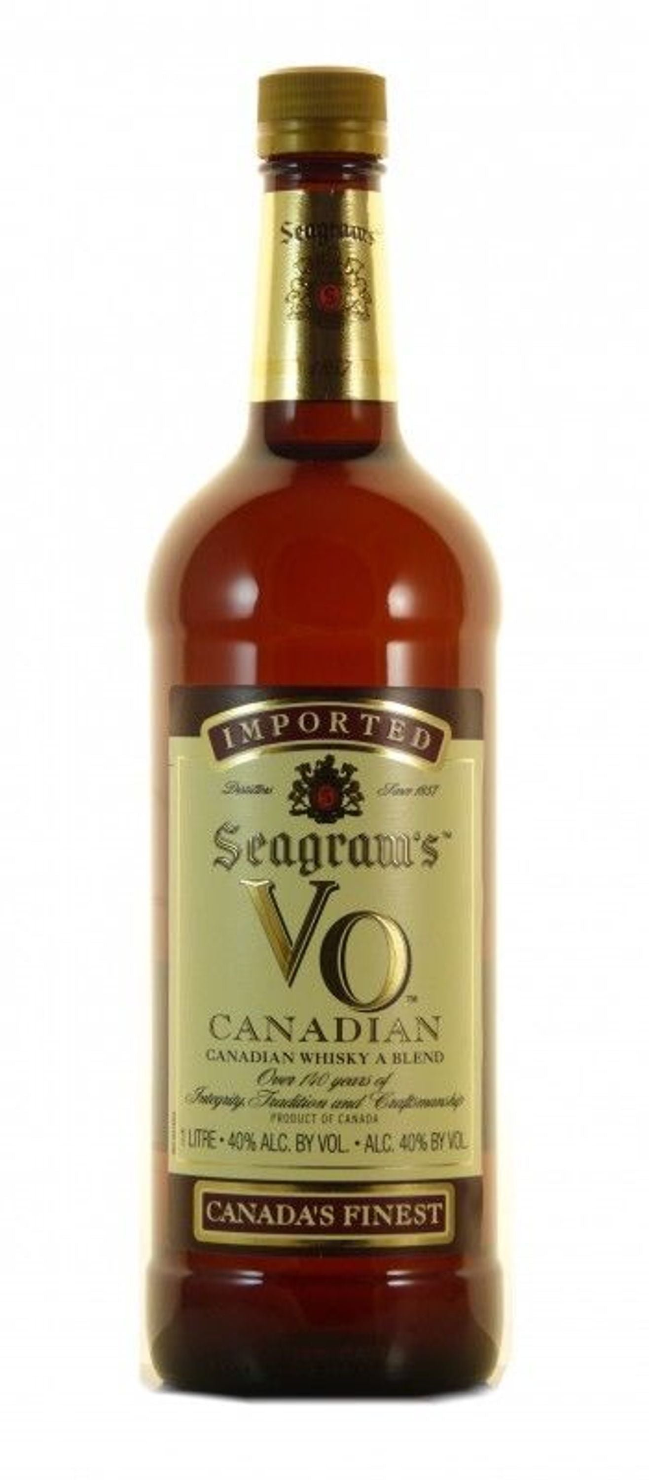 Seagramin VO Blended Canadian Whisky 1,0l, alk. 40 tilavuus-%