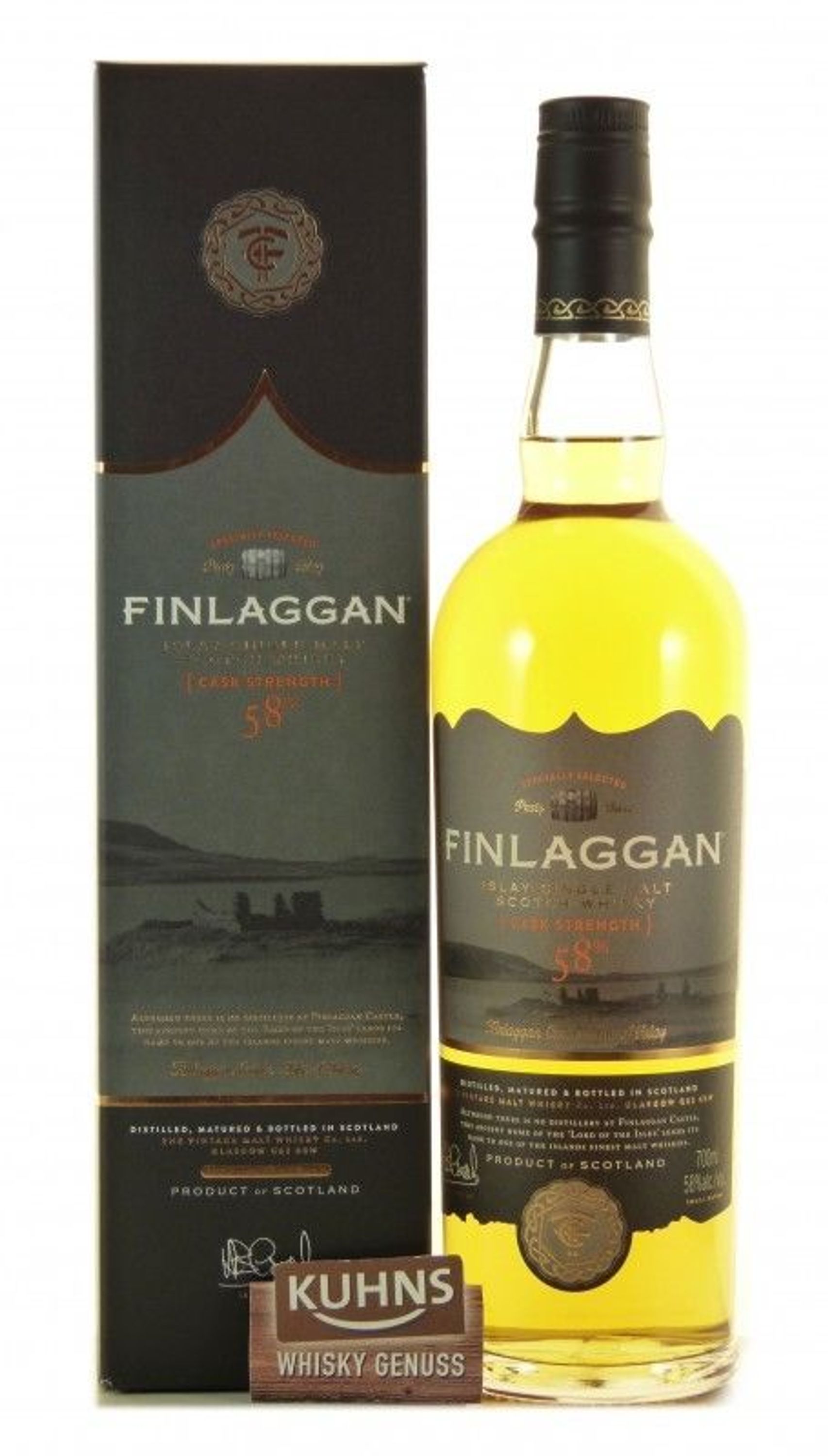 Finlaggan Cask Strength 0,7l, alk. 58 tilavuus-%