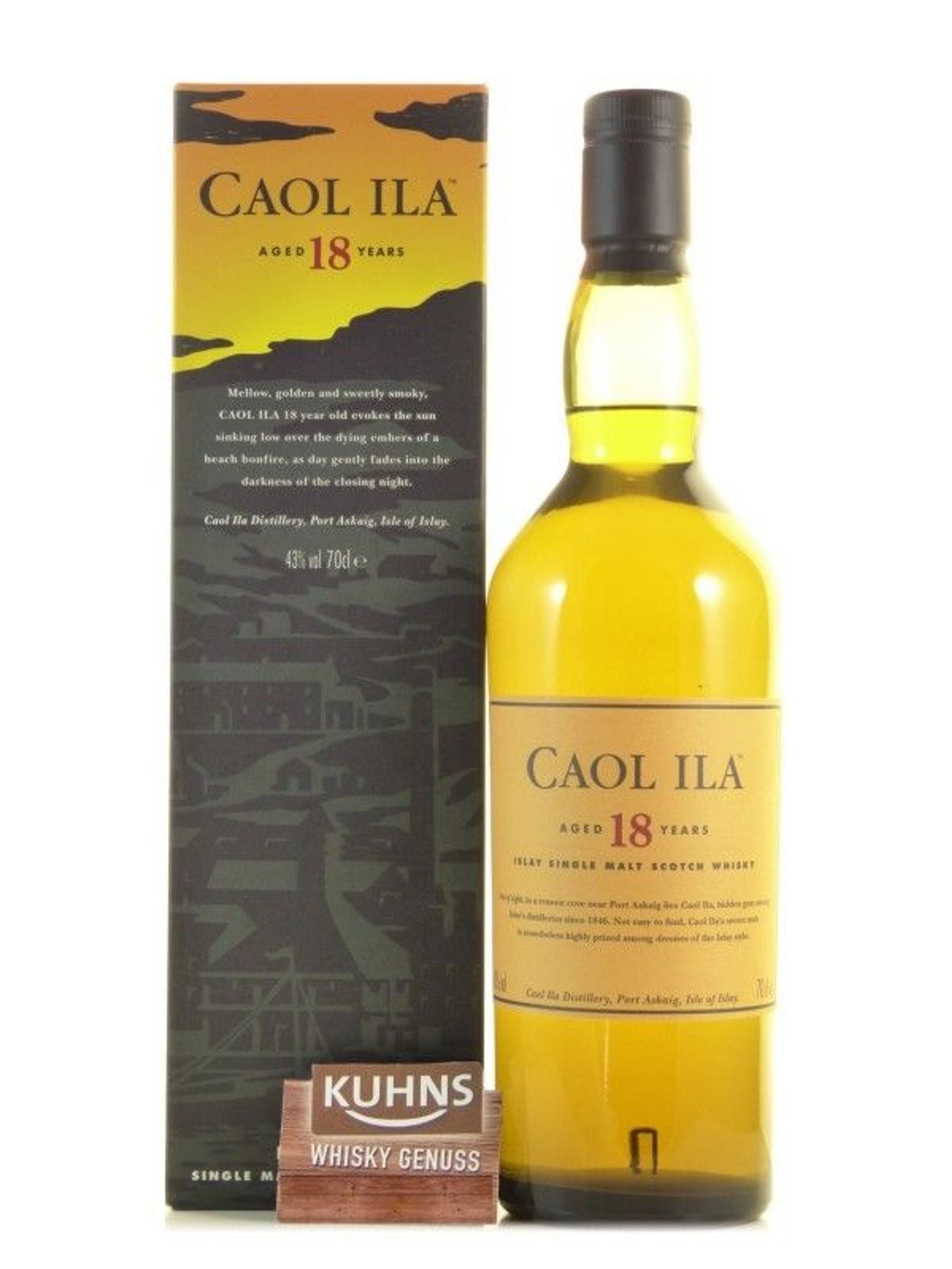 Caol Ila 18 Years 0.7l, alc. 43% Vol.
