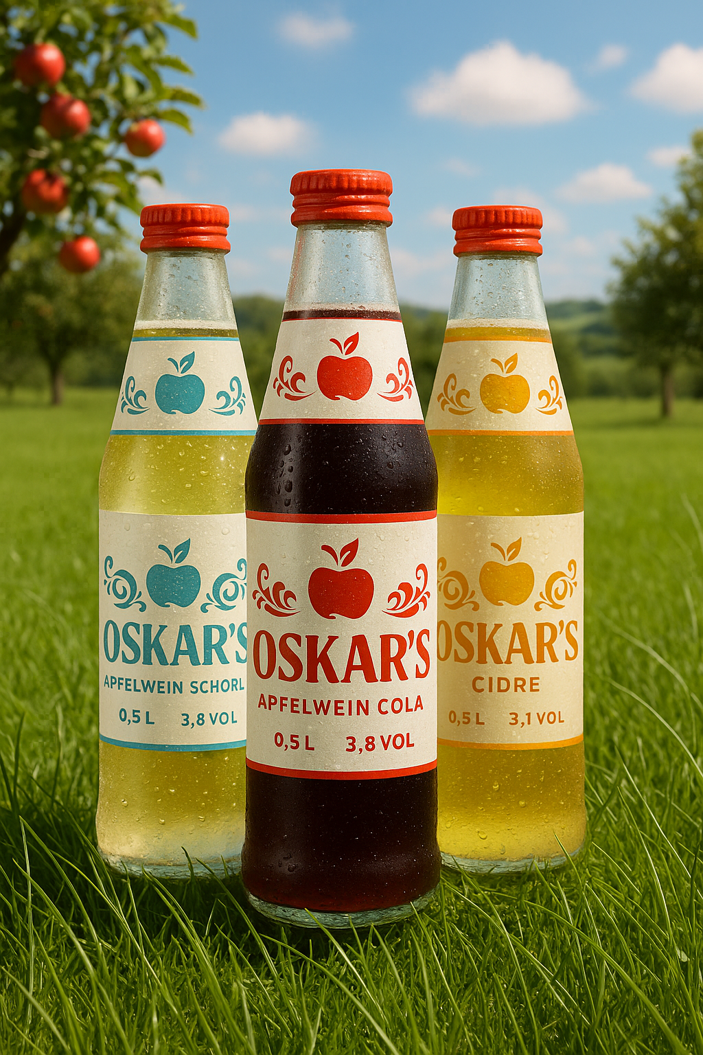 OSKAR`S Probier-setti 3x0,5l, alk. 3,1 - 3,8 tilavuus-%