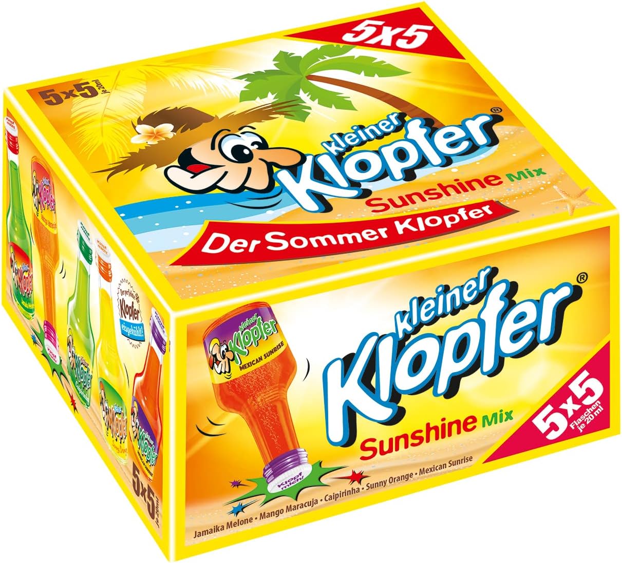 Kleiner Klopfer Sunshine Mix 25x20ml, 0,5l, alc. 15-17 Vol.-%