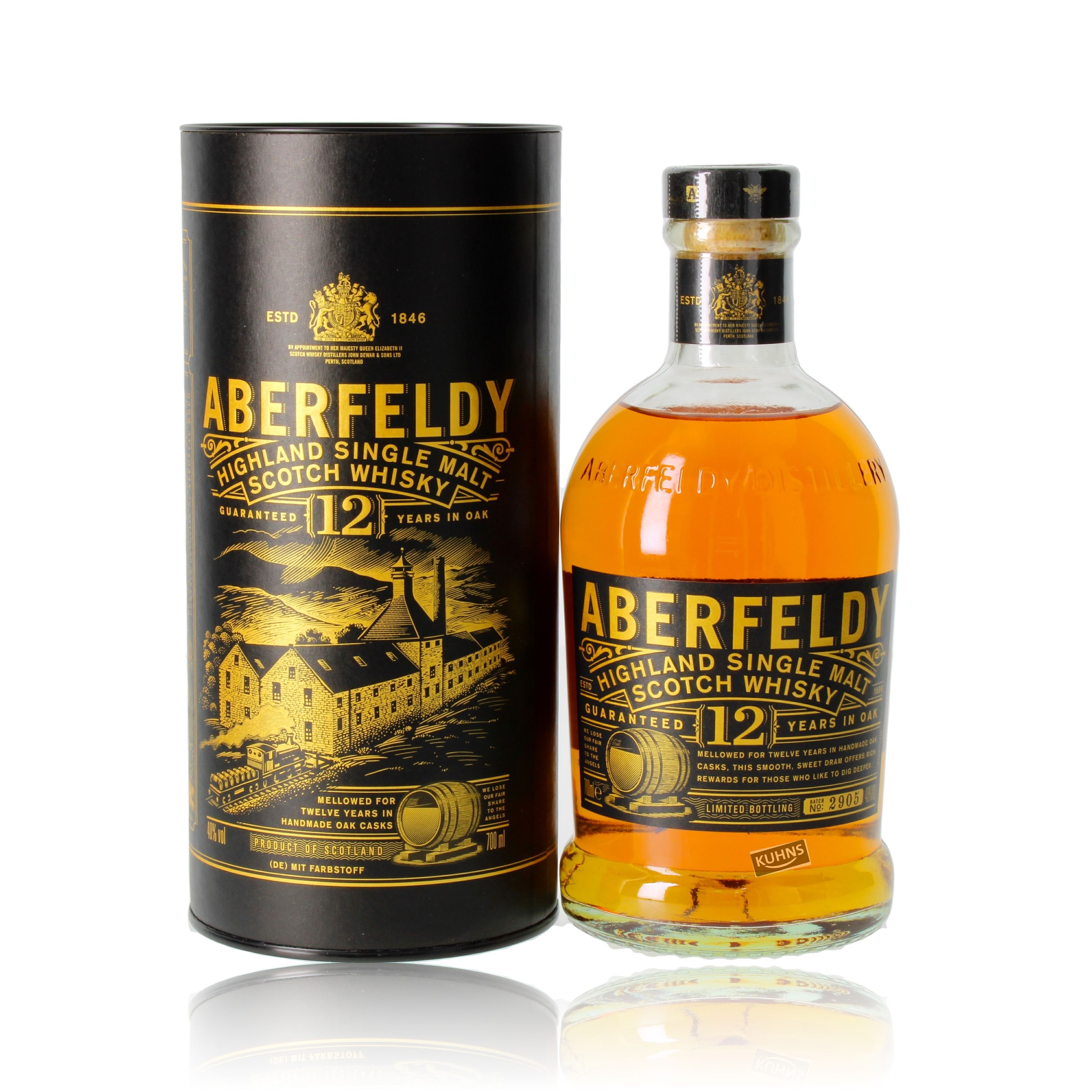 Aberfeldy 12 Jahre Highland Single Malt Scotch Whisky 0,7l, alc. 40 Vol.-%
