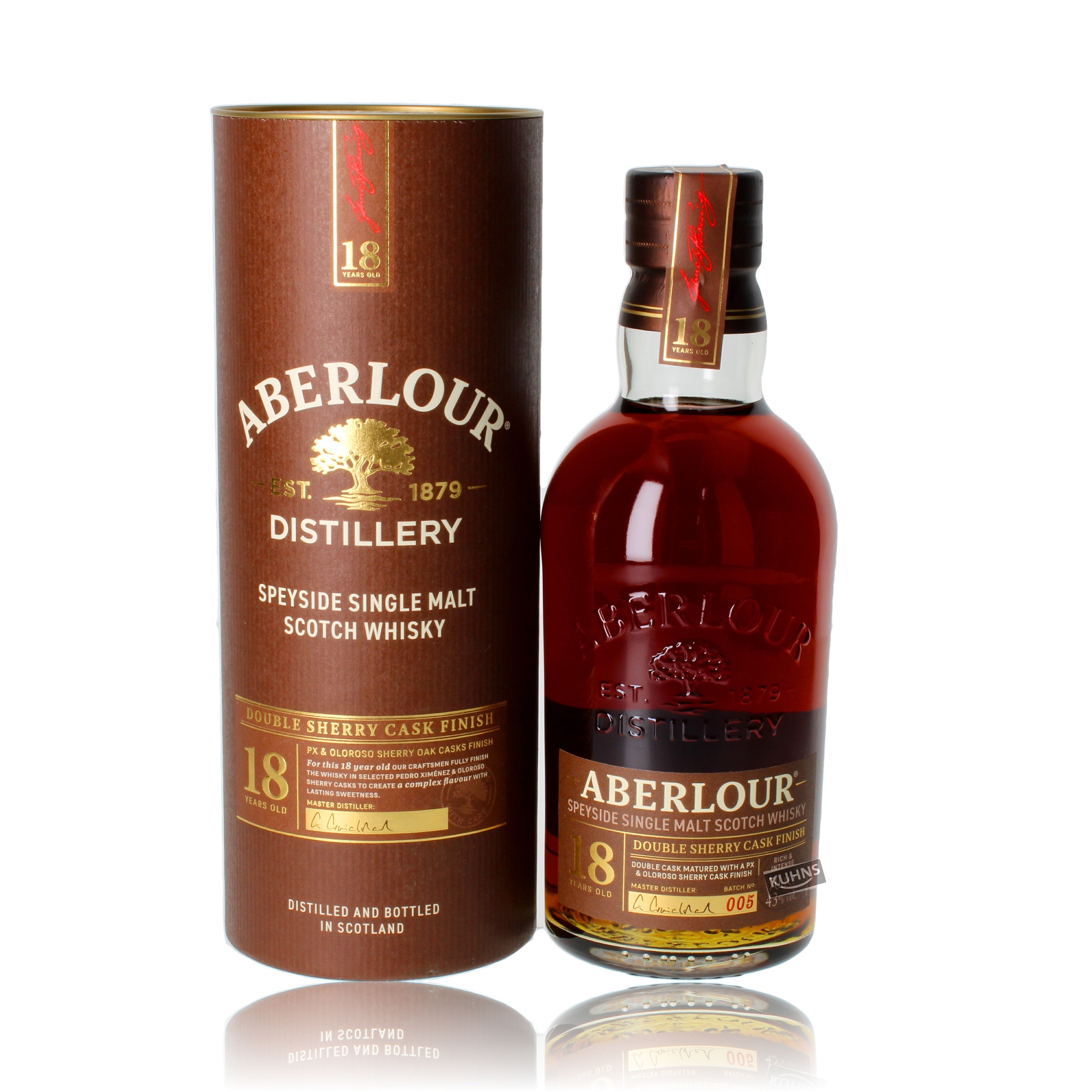 Aberlour 18 Jahre Double Sherry Cask 0,7l, alc. 43 Vol.-%