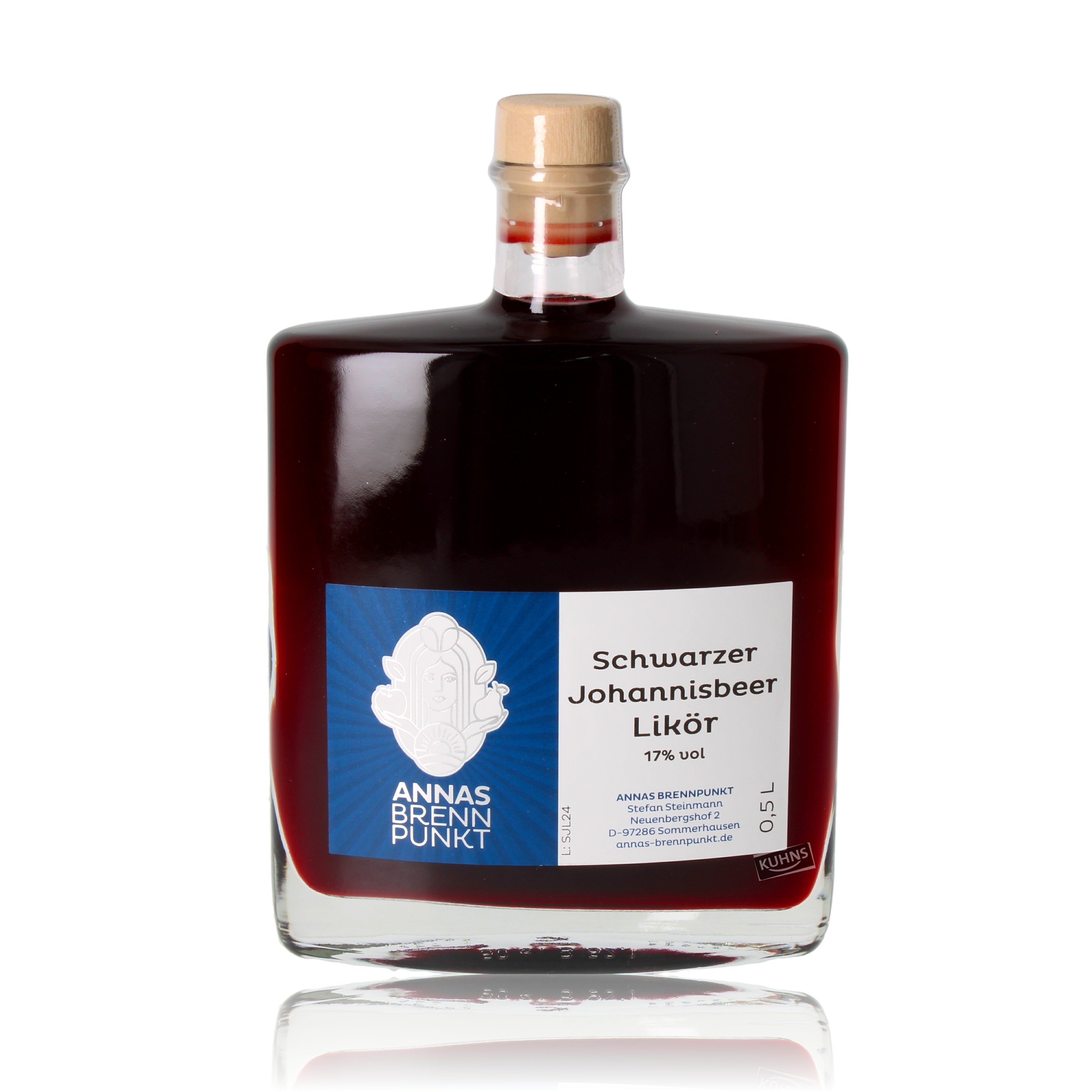 Steinmann Johannisbeerlikör 0,5l, alc. 17 Vol.-%
