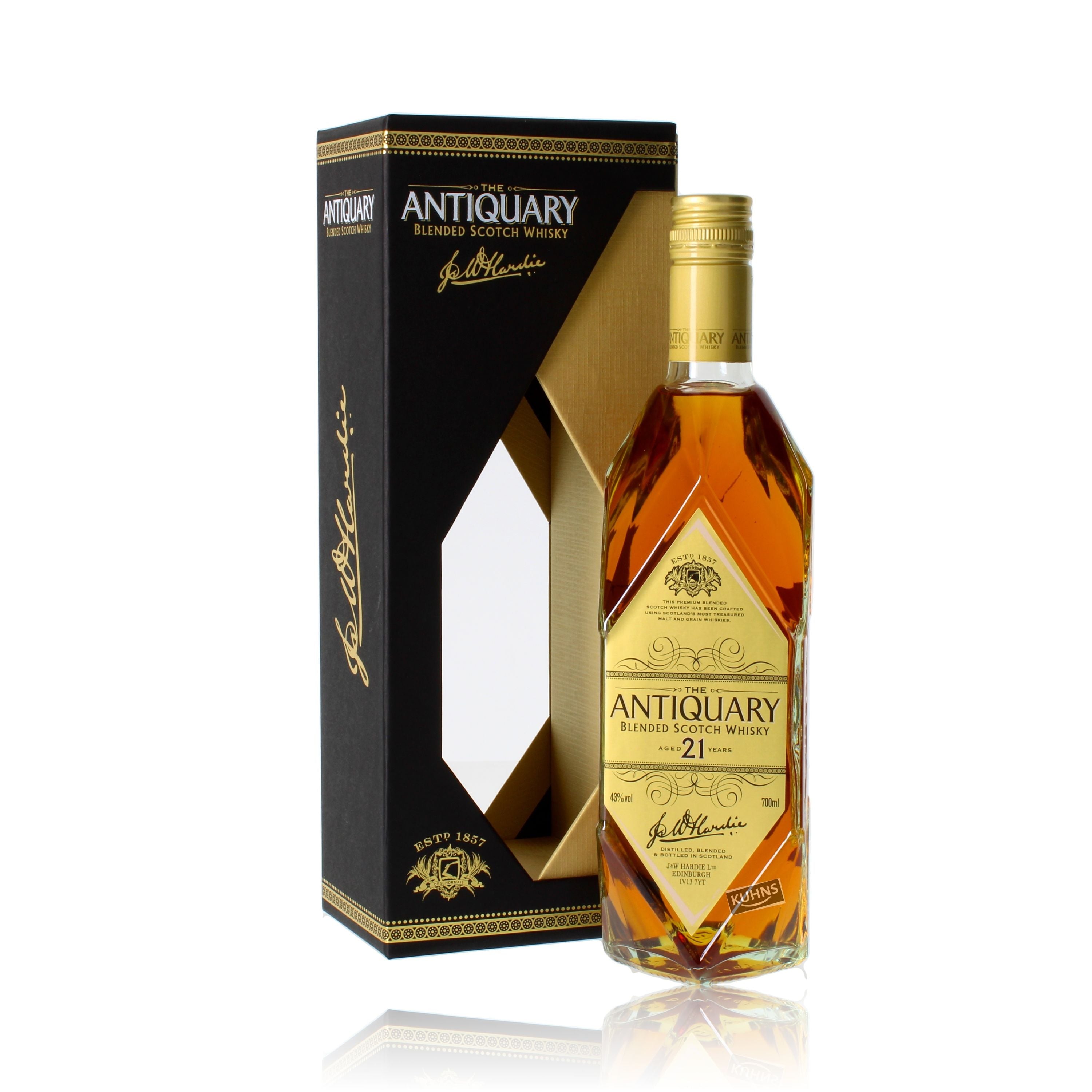 Antiquary 21 Jahre Blended Scotch Whisky 0,7l, alk. 43 tilavuus-%