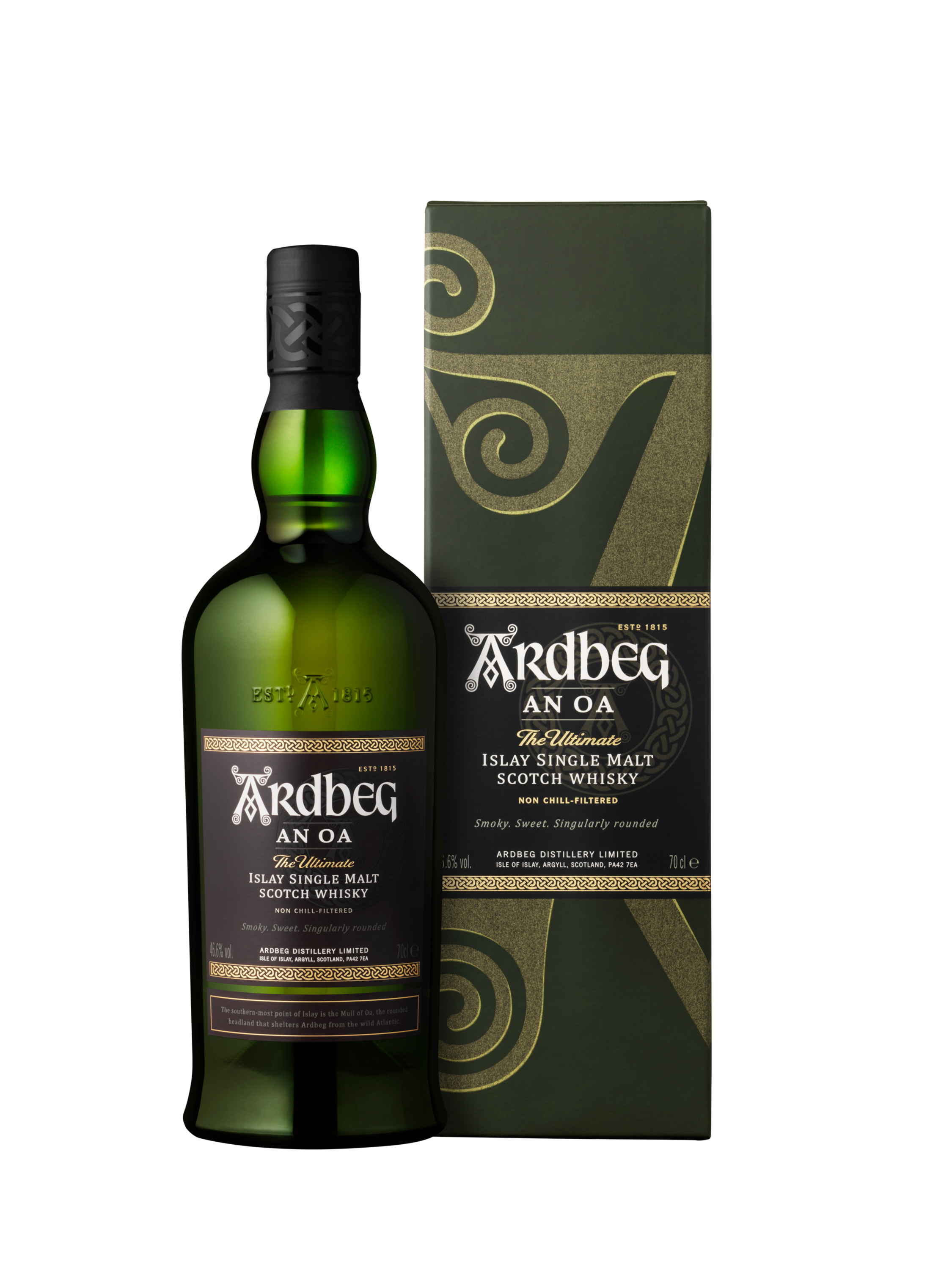 Ardbeg An Oa 0,7l, alk. 46,6 tilavuus-%
