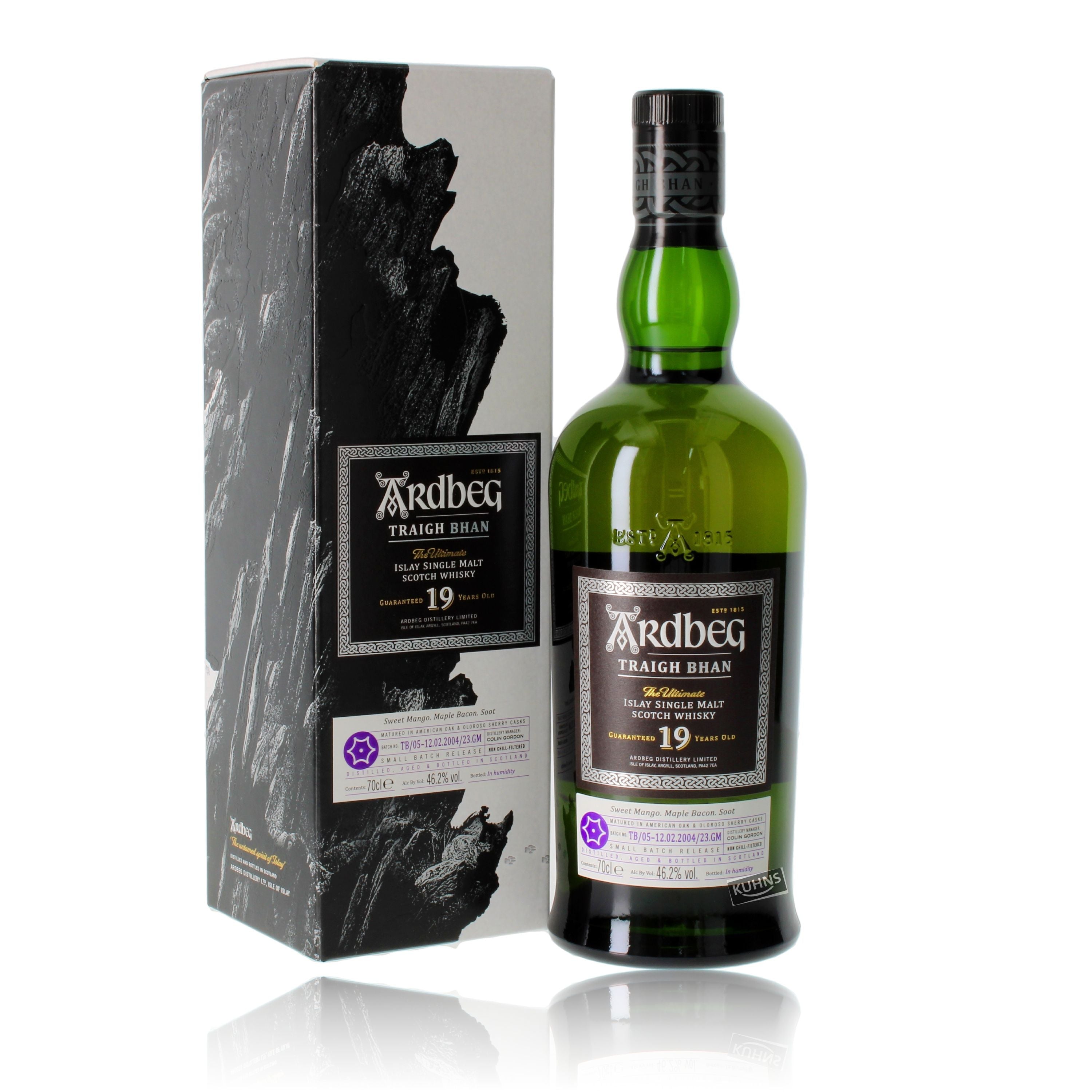 Ardbeg Traigh Bhan 19 Jahre Batch 5 0,7l, alk. 46,2 tilavuus-%