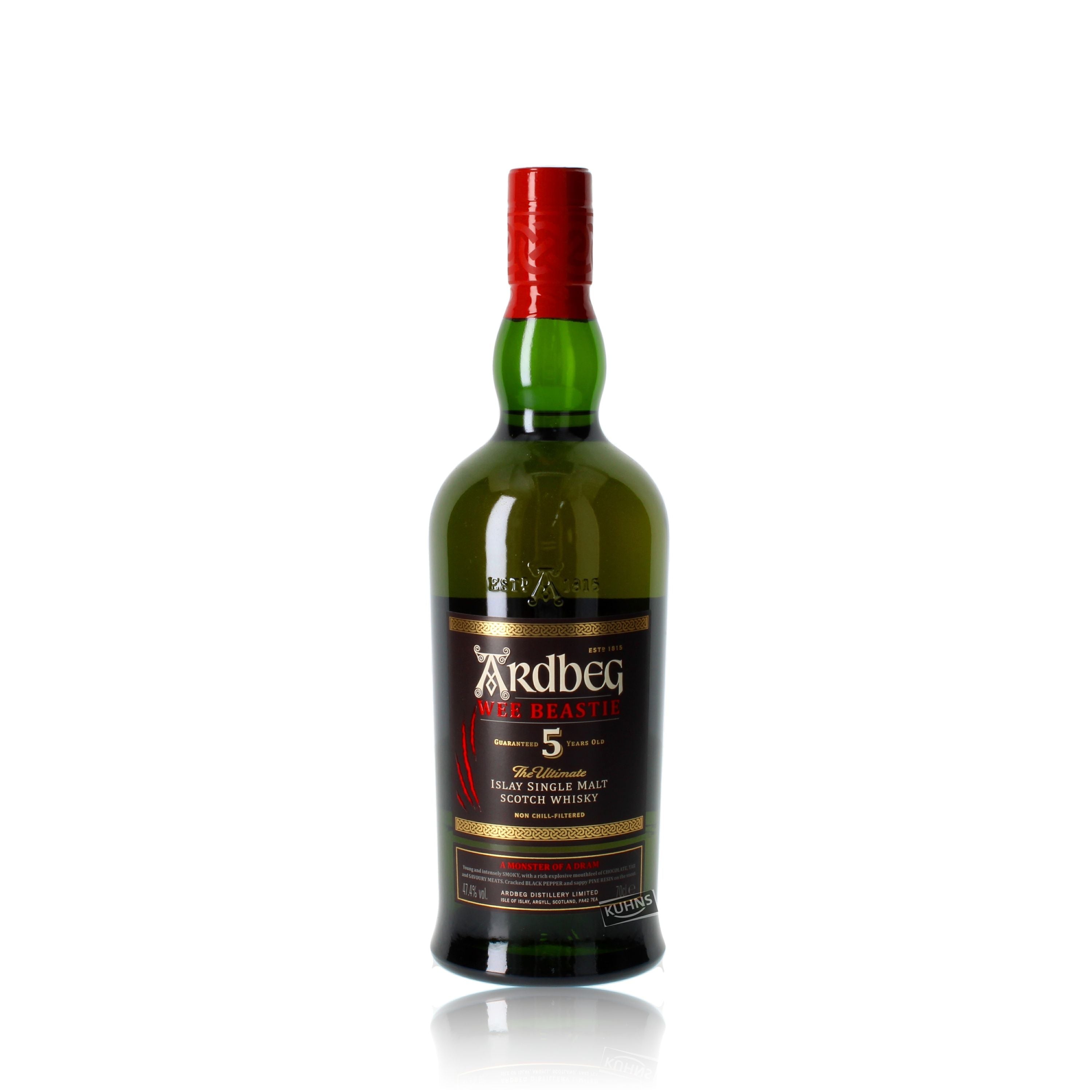 Ardbeg Wee Beastie 5 Jahre 0,7l, alk. 47,4 tilavuus-%