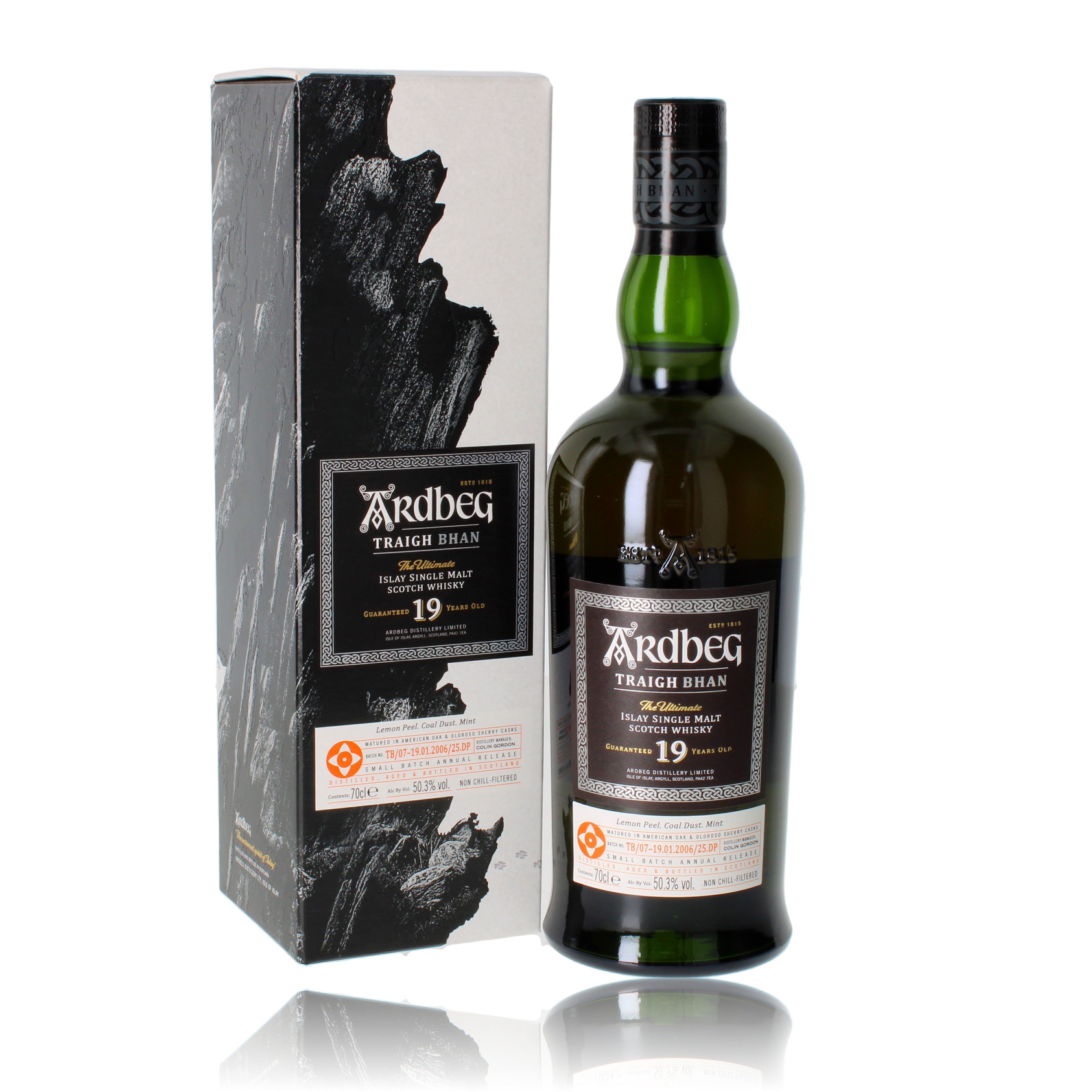 Ardbeg Traigh Bhan 19 años Lote 7 0,7l, alc. 50,3% en volumen