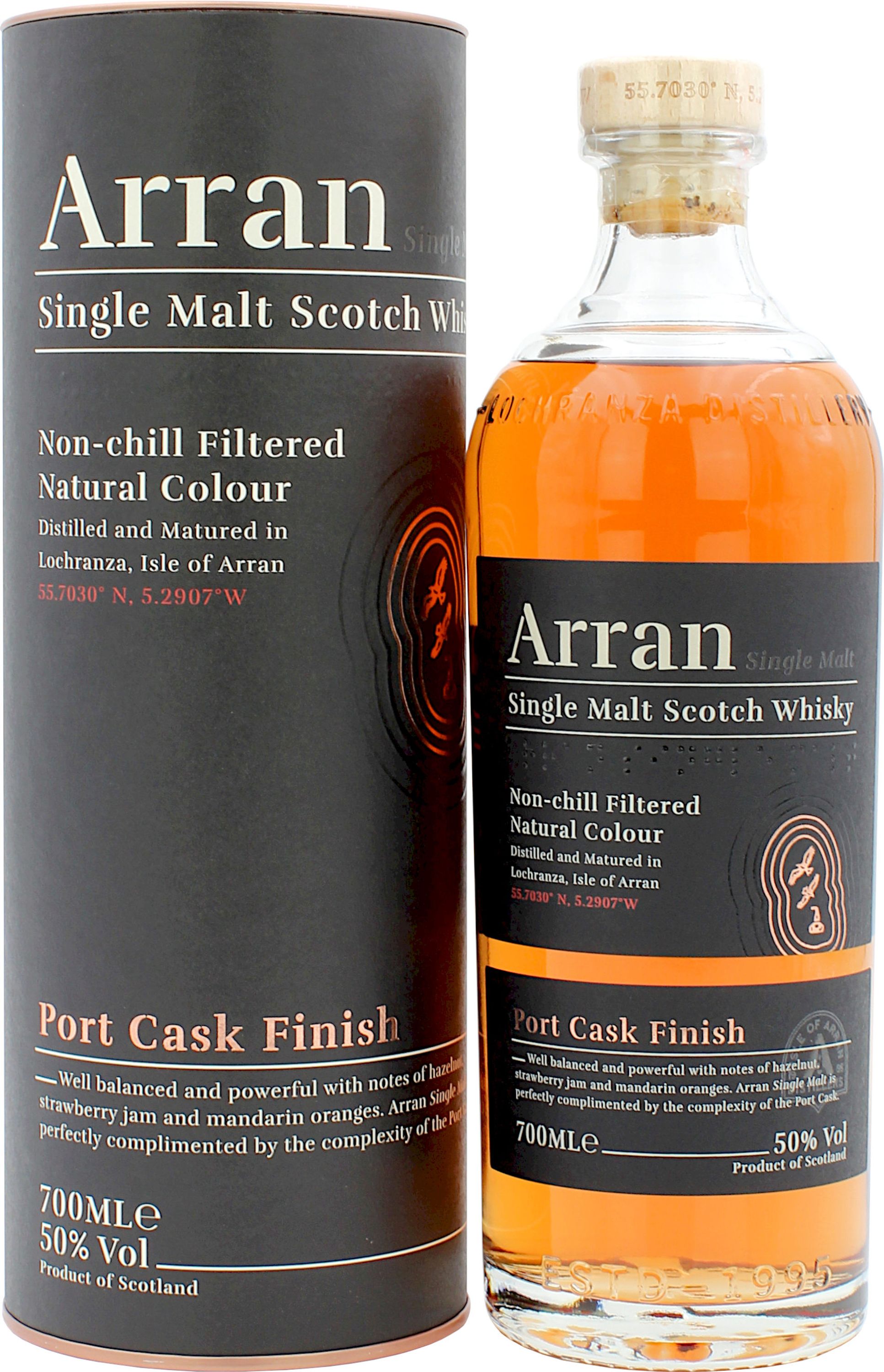 Arran Port Cask Finish 0.7l, alc. 50% by volume