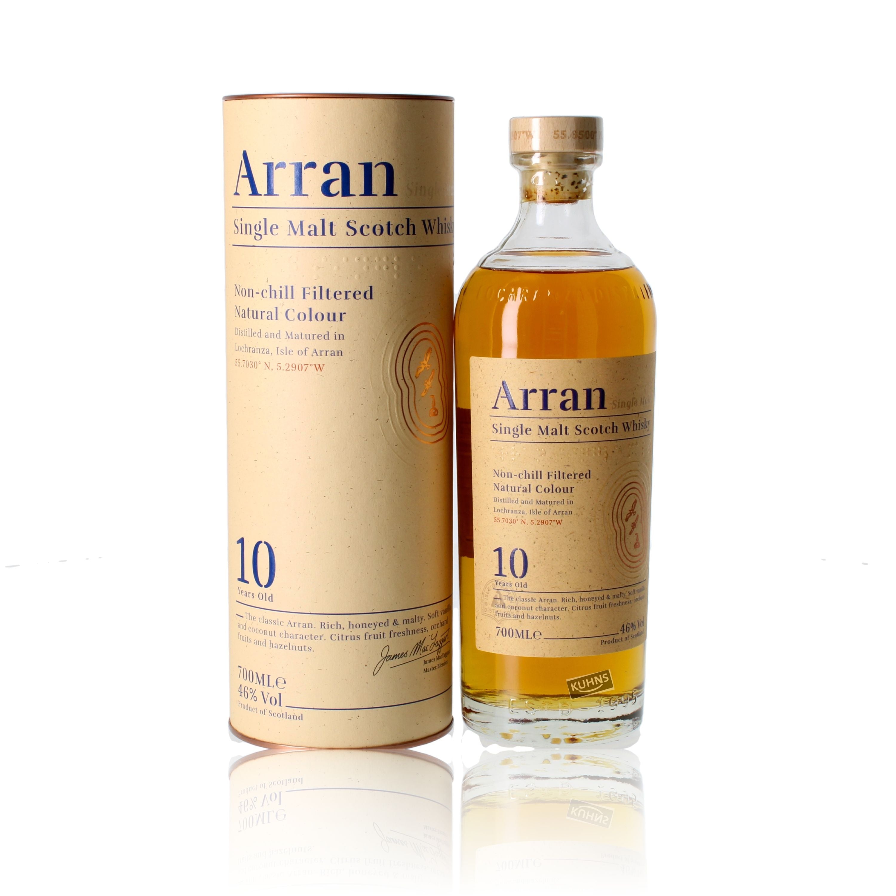 Arran 10 Jahre 0,7l, alk. 46 tilavuus-%