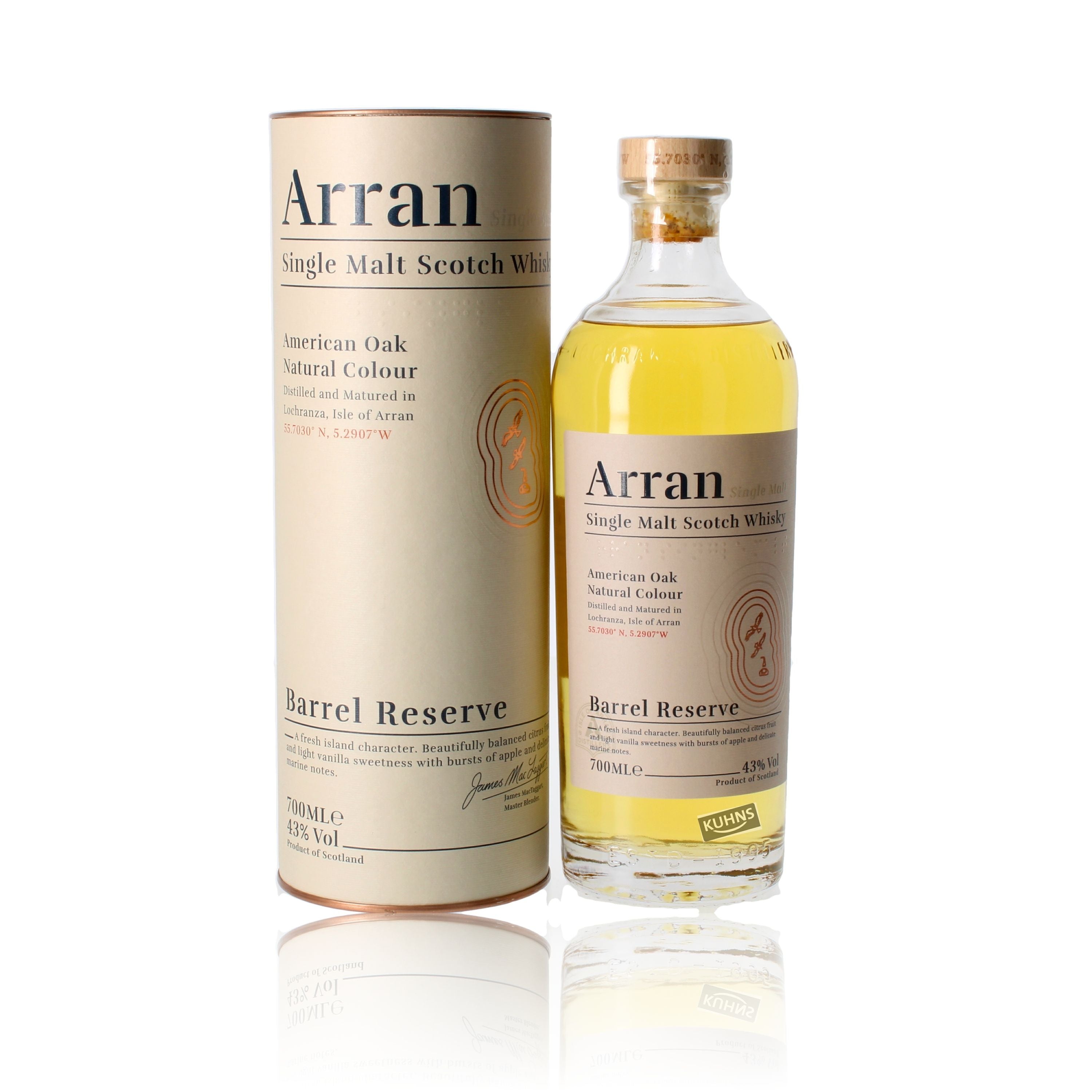 Arran Barrel Reserve 0,7l, alk. 43 tilavuus-%