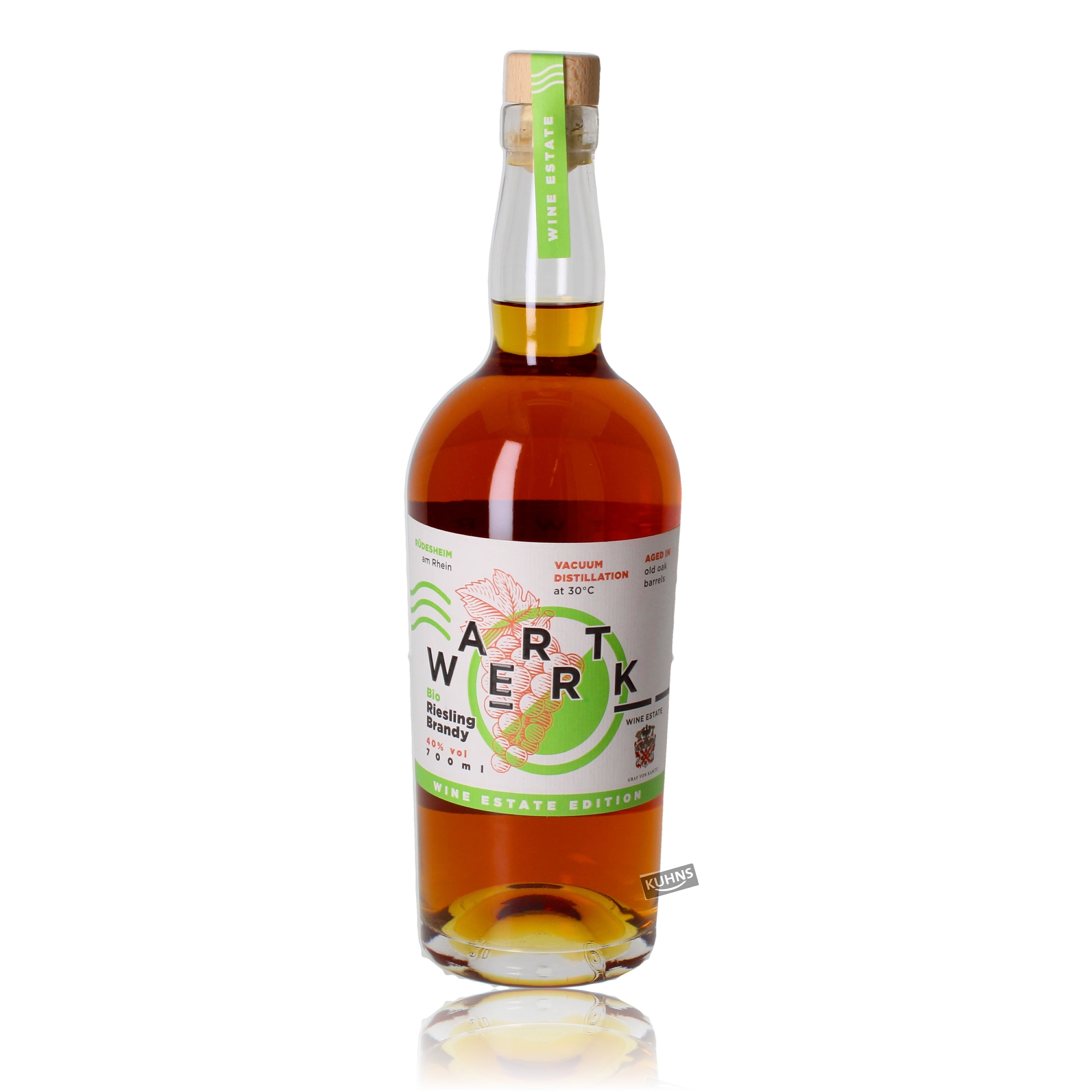 Artwerk Bio Riesling Brandy 0,7l, alk. 40 tilavuus-%