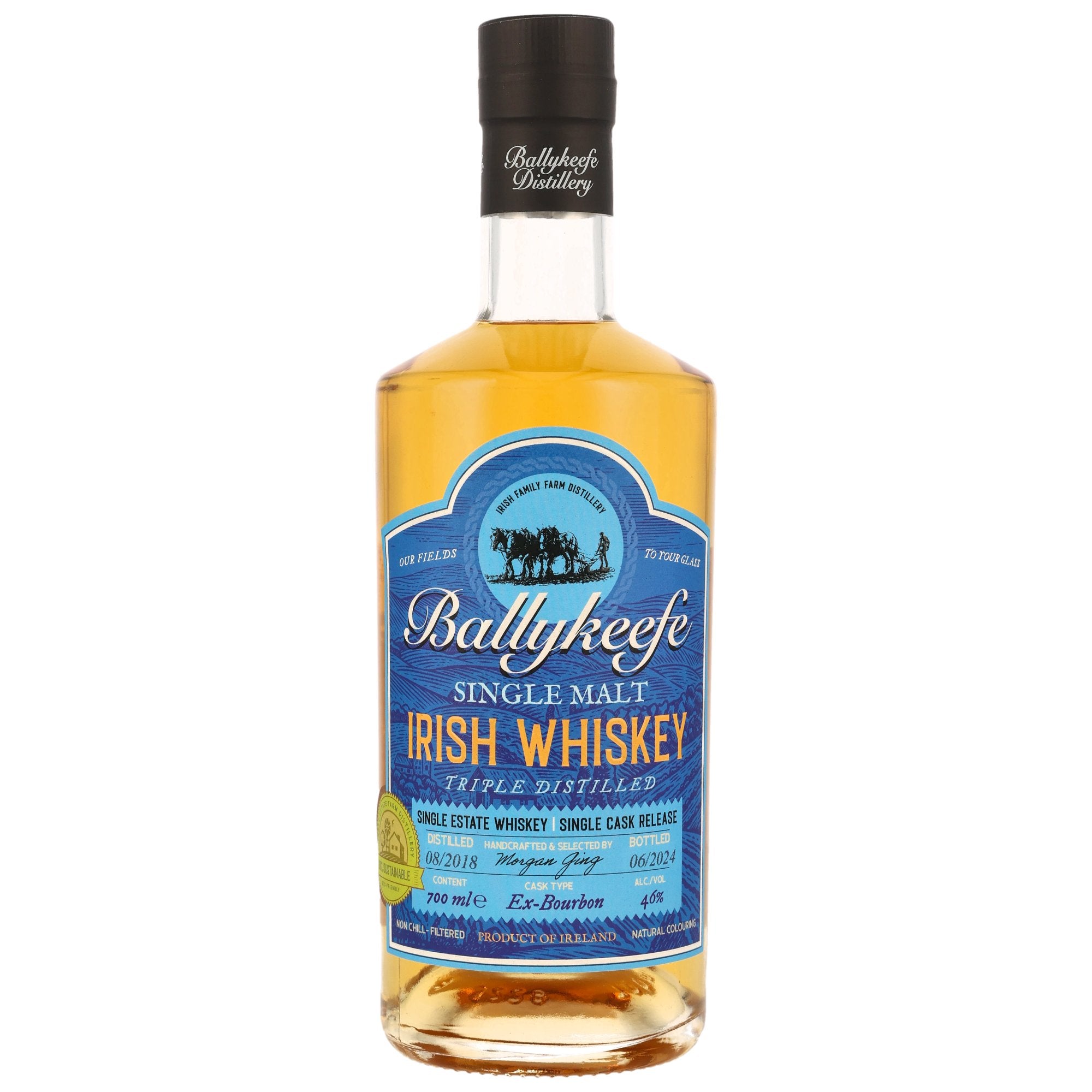 Ballykeefe Single Malt Irish Whiskey 0.7l, alc. 46% vol.