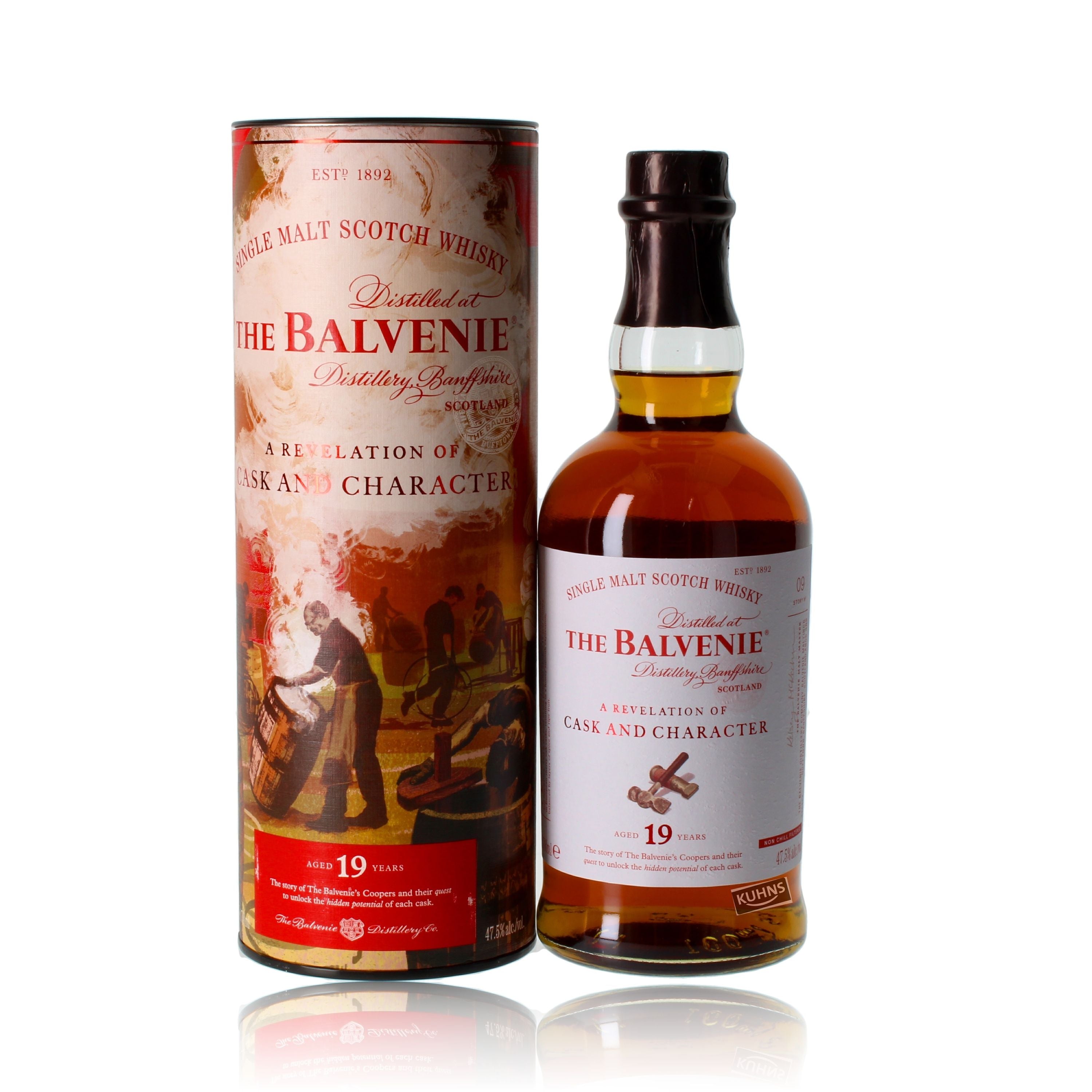 Balvenie 19 Jahre Tynnyri ja hahmo 0,7l, alk. 47,5 tilavuus-%