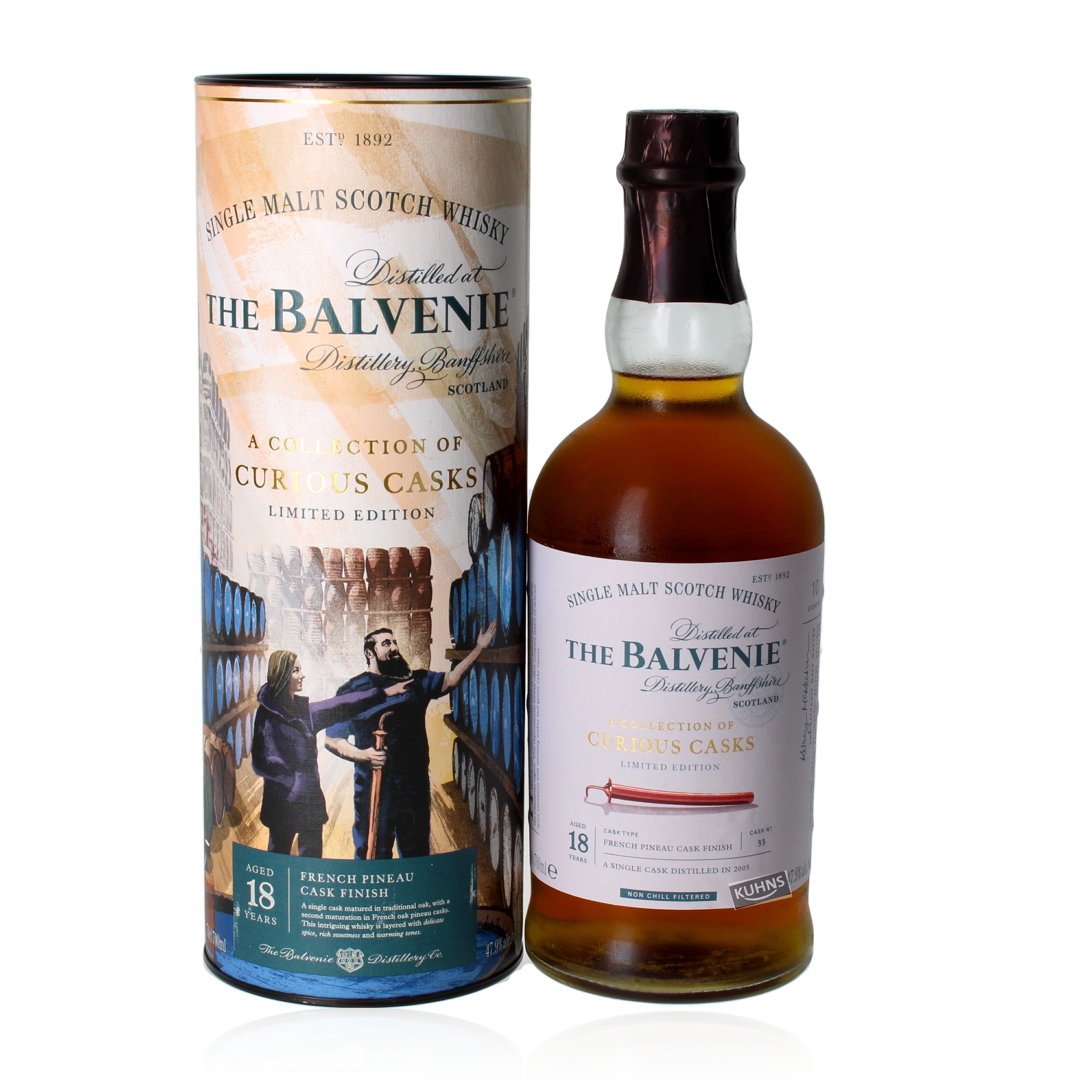 Balvenie 18 Year Old French Pineau Cask 0.7l alc 47.9% vol.