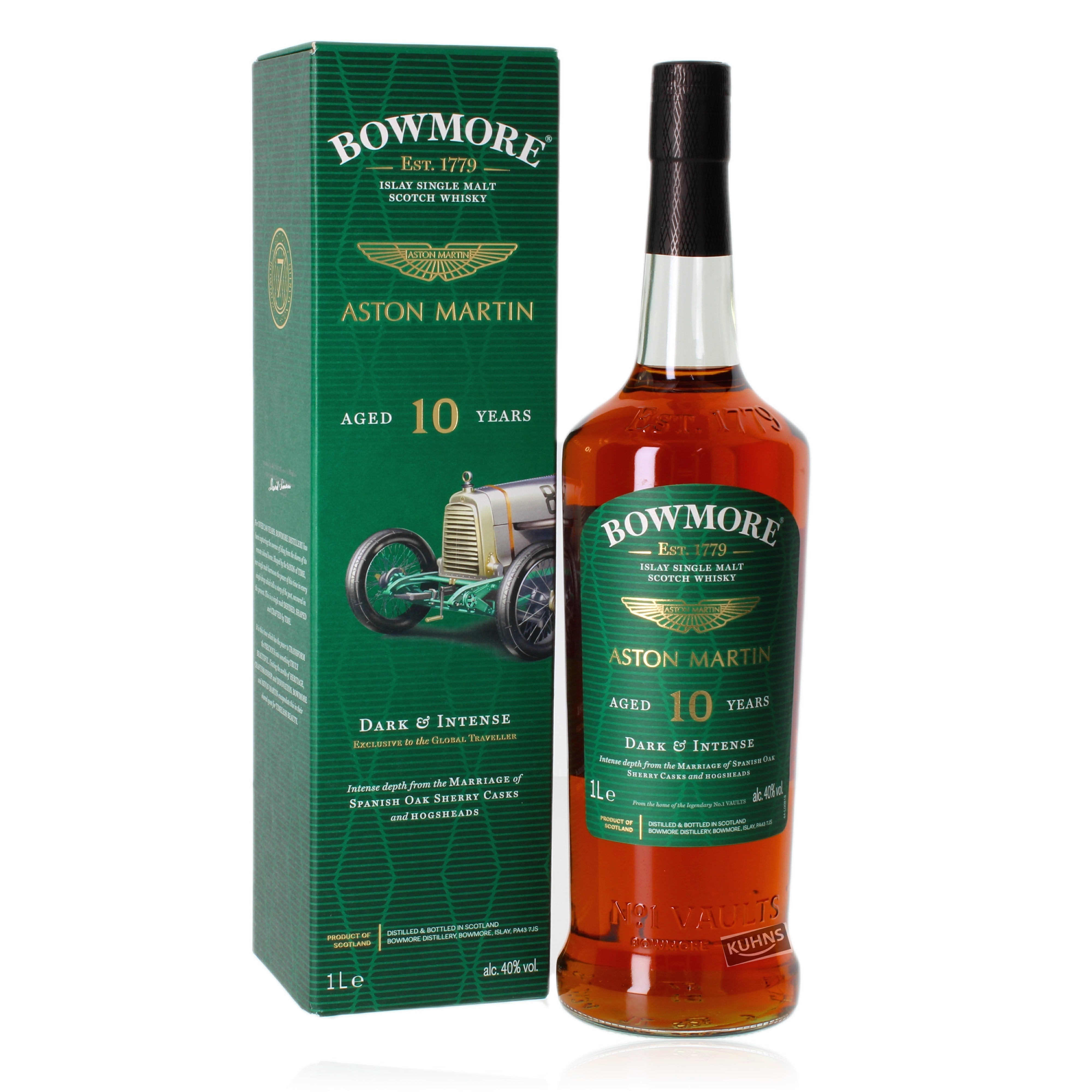 Bowmore 10 Jahre Aston Martin 1,0l, alk. 40 tilavuus-%