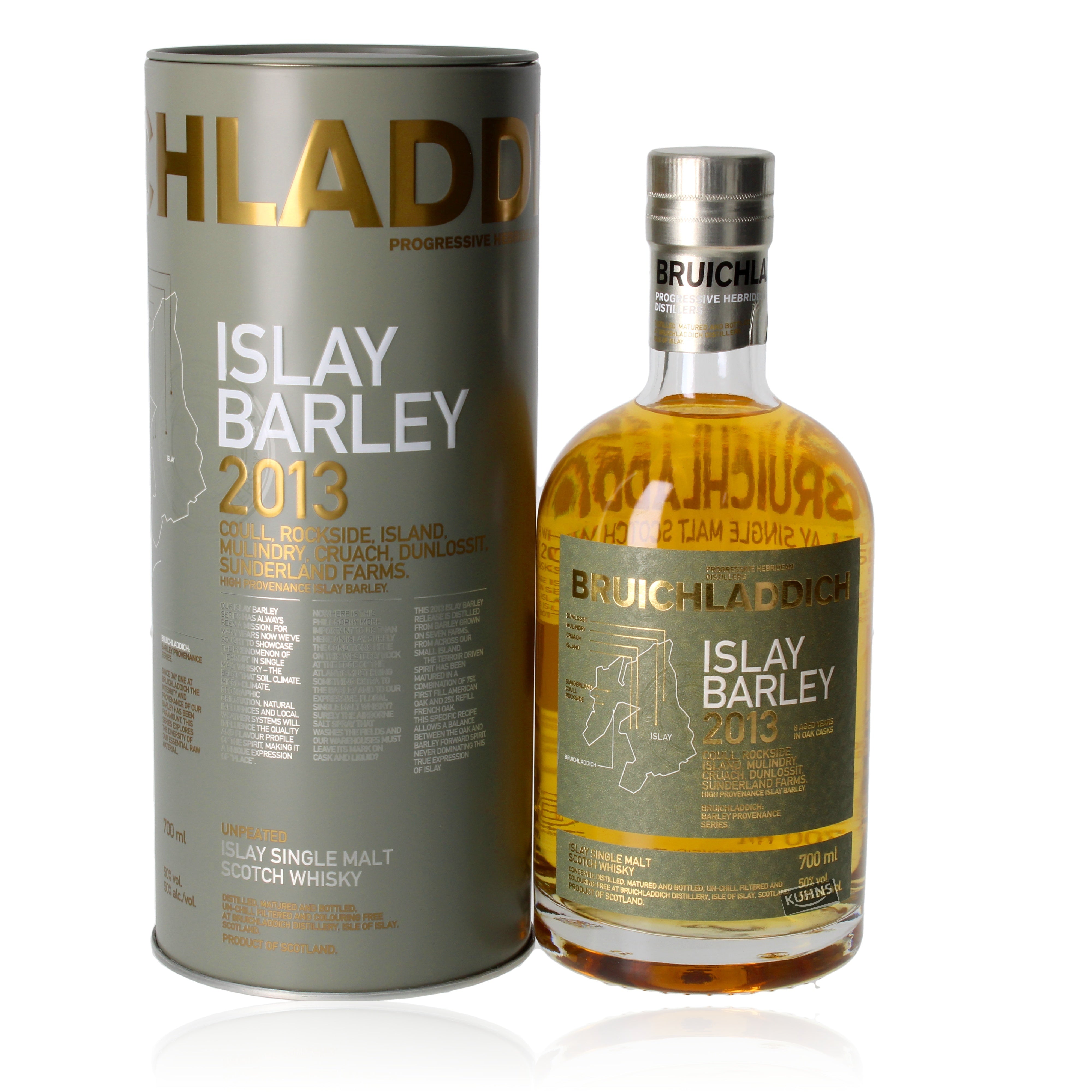 Bruichladdich Islay Barley 2013 0,7l, alk. 50 tilavuus-%