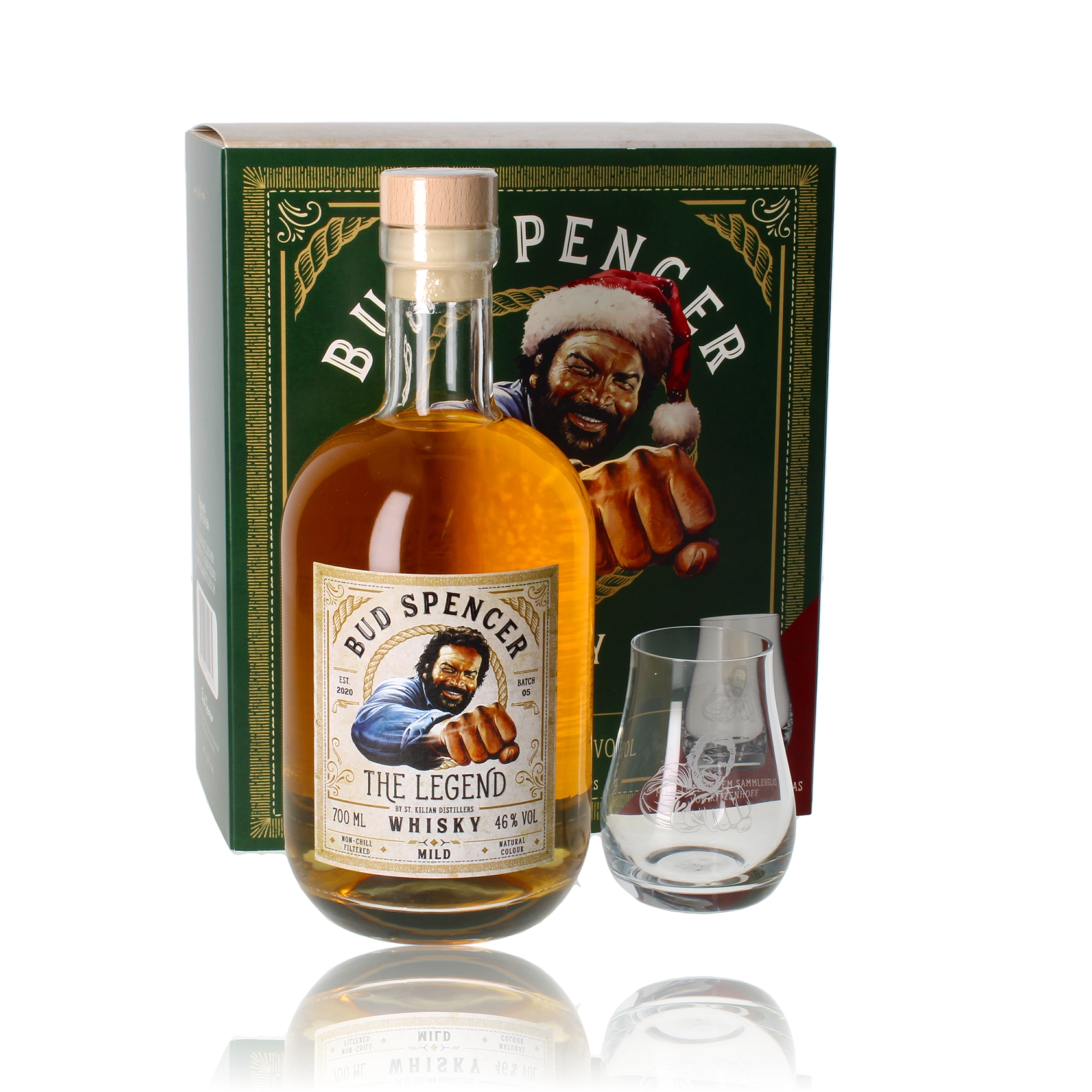St. Kilian Bud Spencer Whiskey gift set 0.7l, alc. 46% by volume