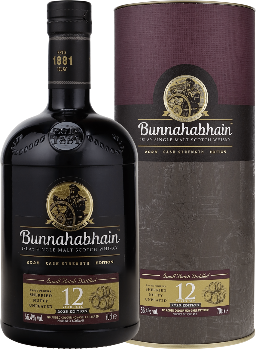 Bunnahabhain 12 años Cask Strength 2023 0,7 l, alcohol 60,1 % vol.