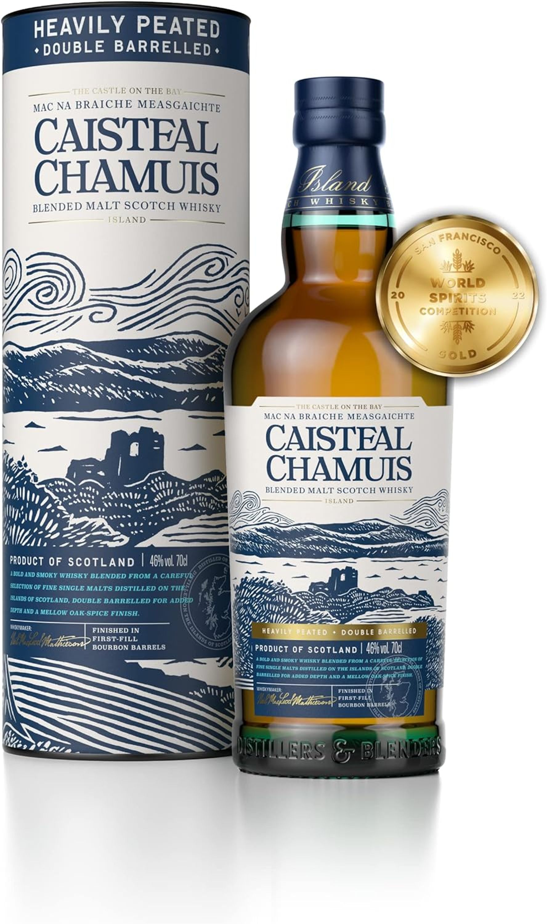 Caisteal Chamuis Blended Malt 0,7l, alk. 46 tilavuus-%