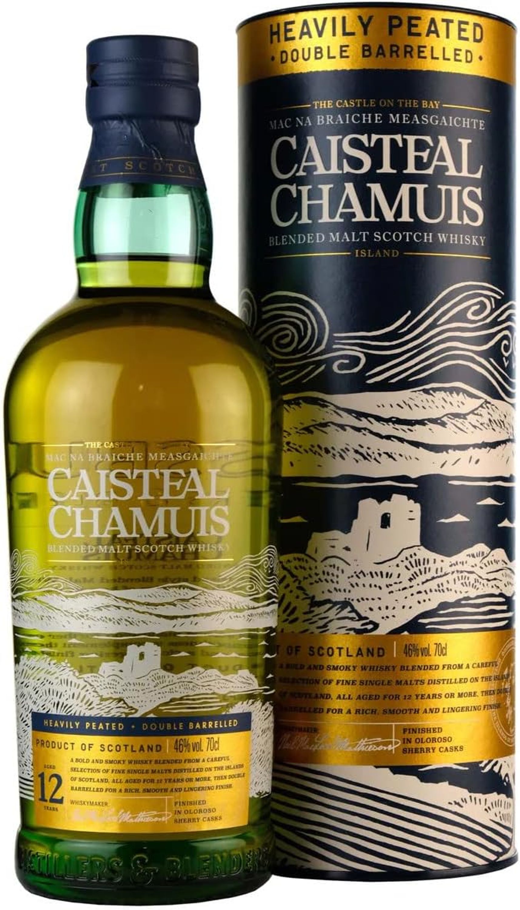 Caisteal Chamuis 12 Jahre Blended Malt 0,7l, alk. 46 tilavuus-%