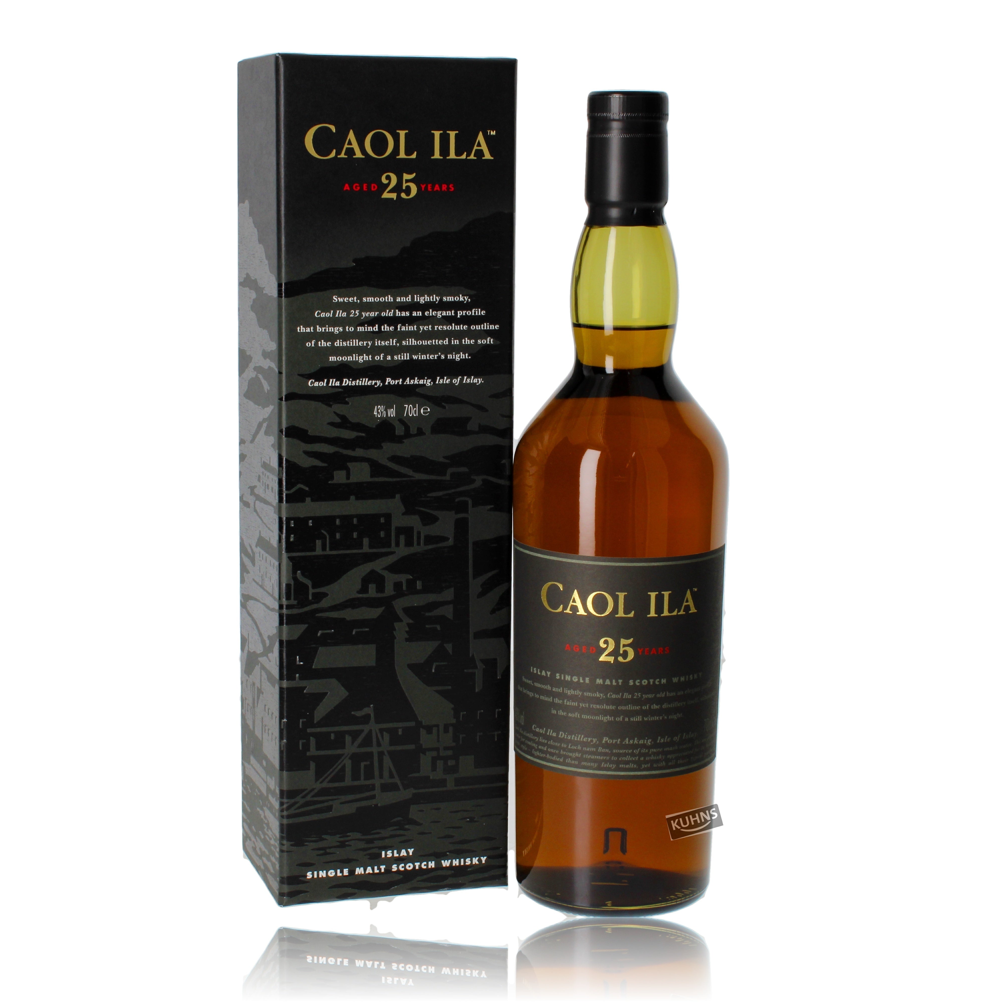 Caol Ila 25 Jahre 0,7l, alc. 43 Vol.-%