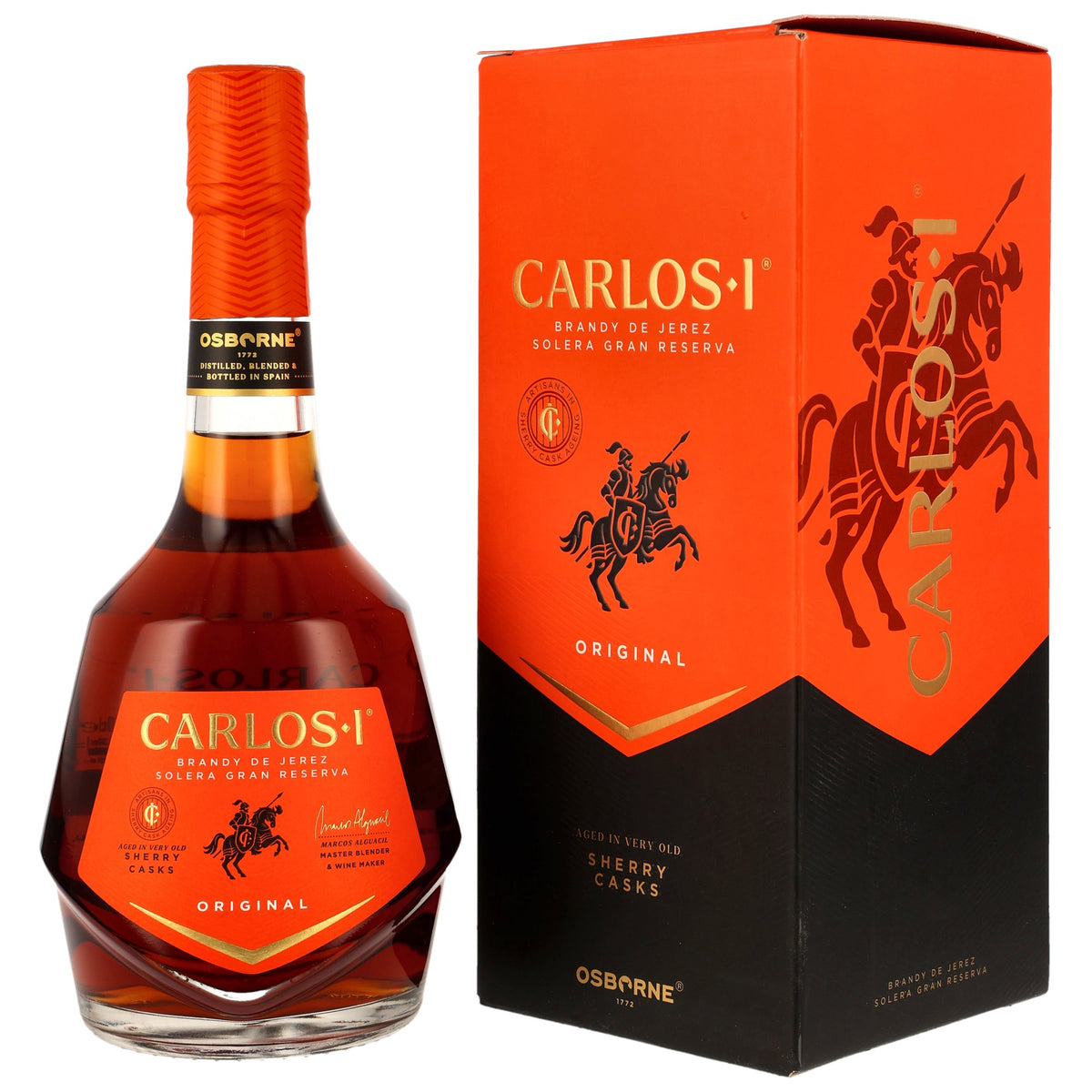 Carlos I Brandy de Jerez Solera Gran Reserva 0.7l alc. 40 Vol.-%