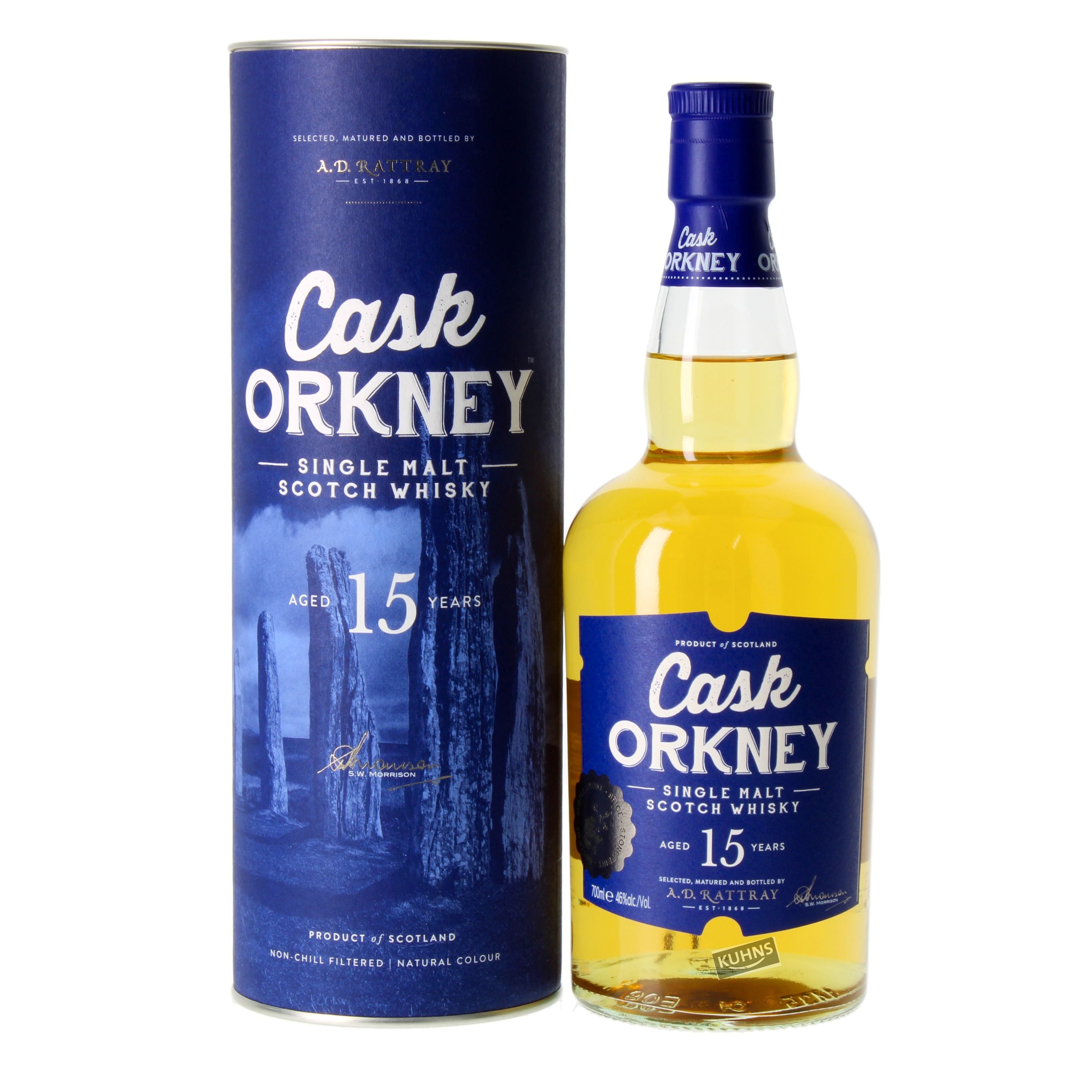 Cask Orkney 15 Jahre A.D. Rattray 0,7l, alc. 46 Vol.-%