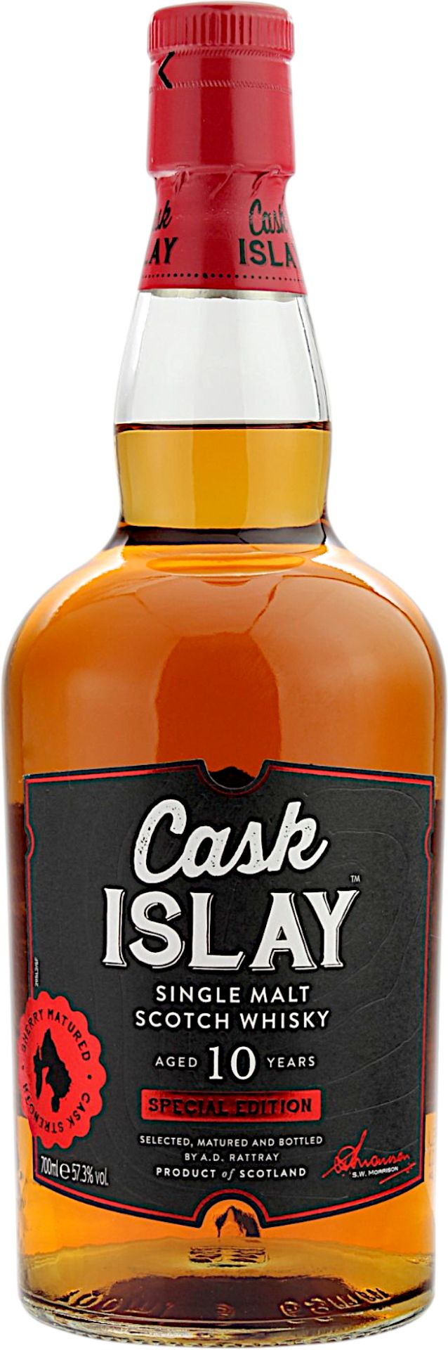Cask Islay 10 Years Old A. D. Rattray Single Malt 0.7l, 57.3% ABV