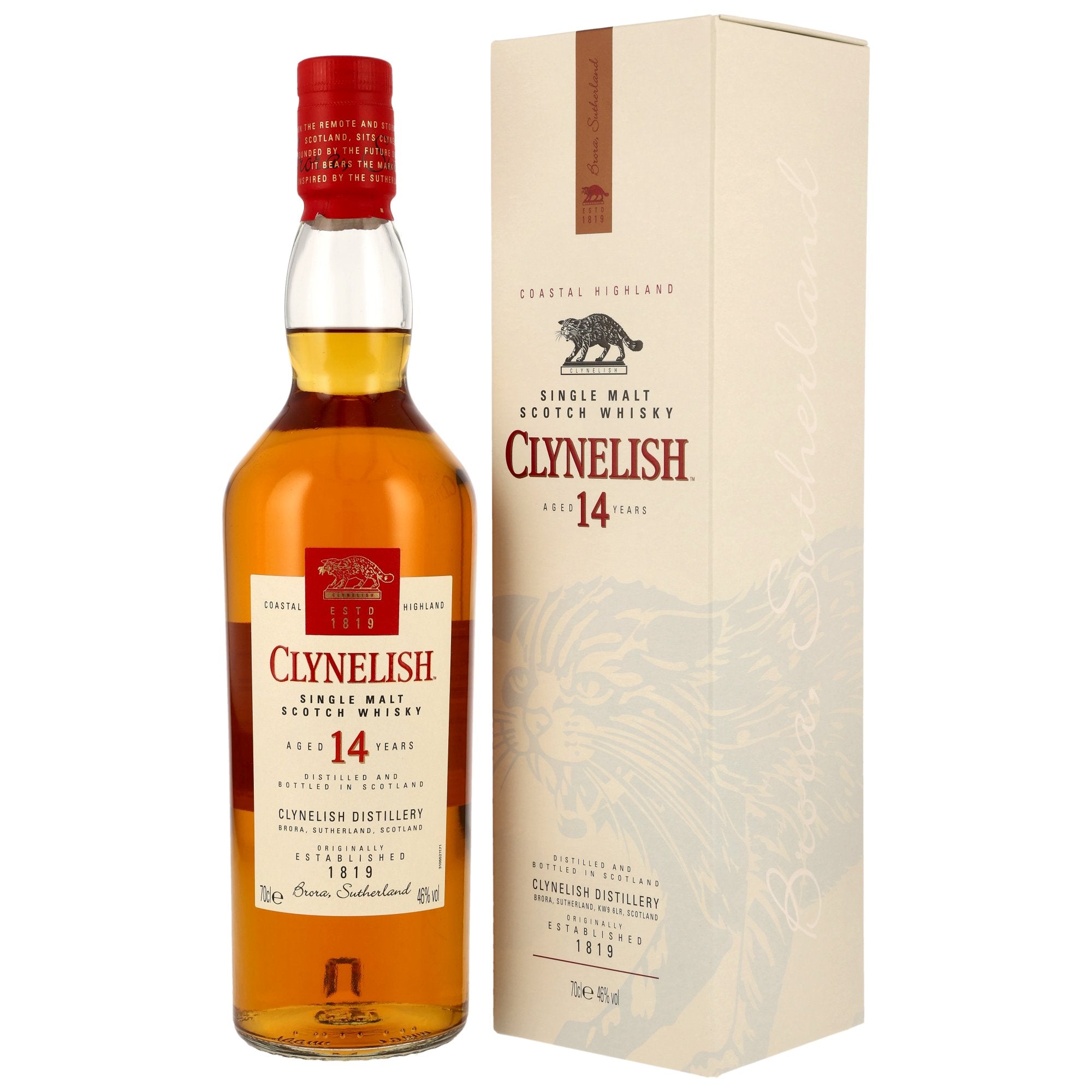 Clynelish 14 Years 0.7l, 46% vol.