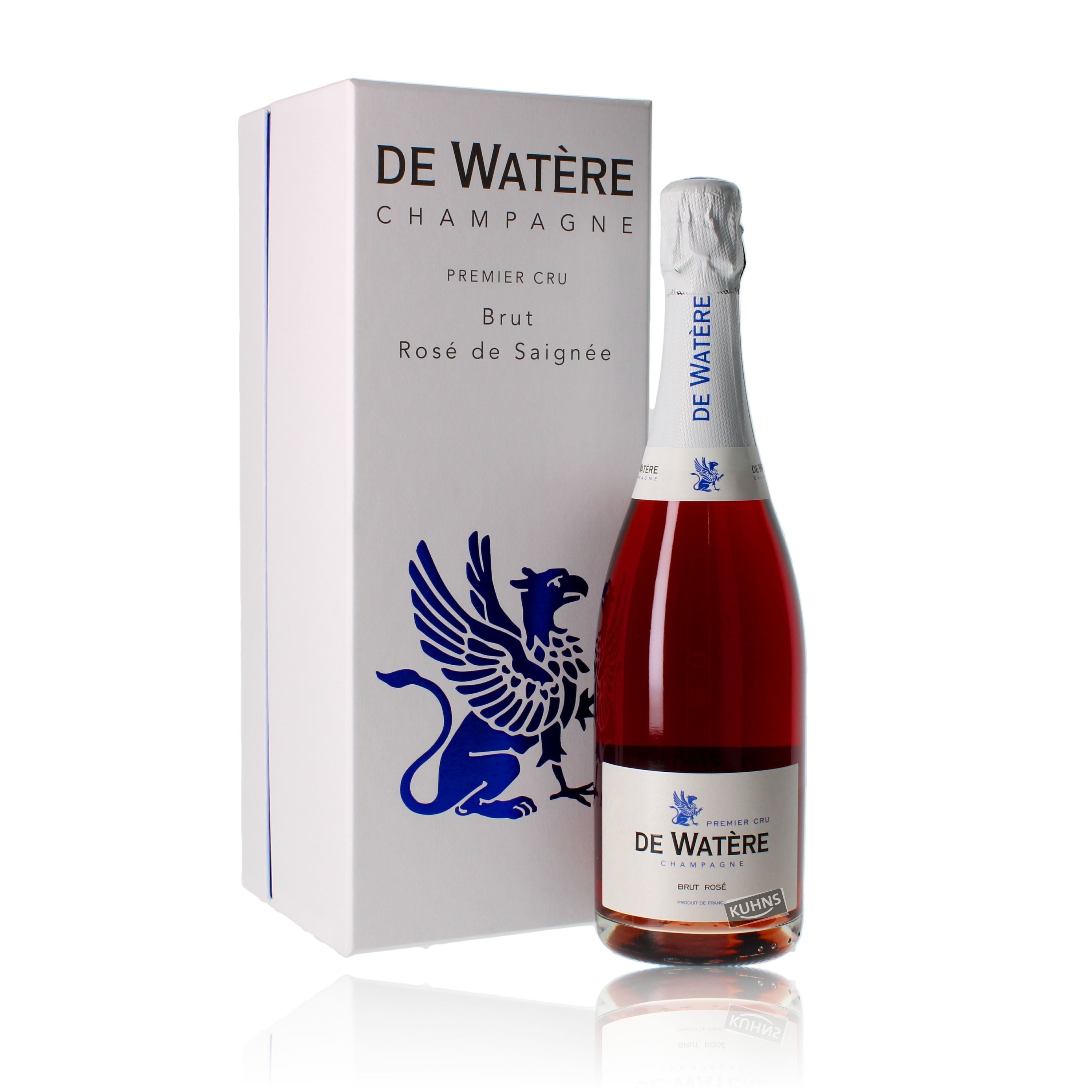 De Watère Prestige Brut Rosé de Saignée Champagne 0,75l, alc. 12 Vol.-%