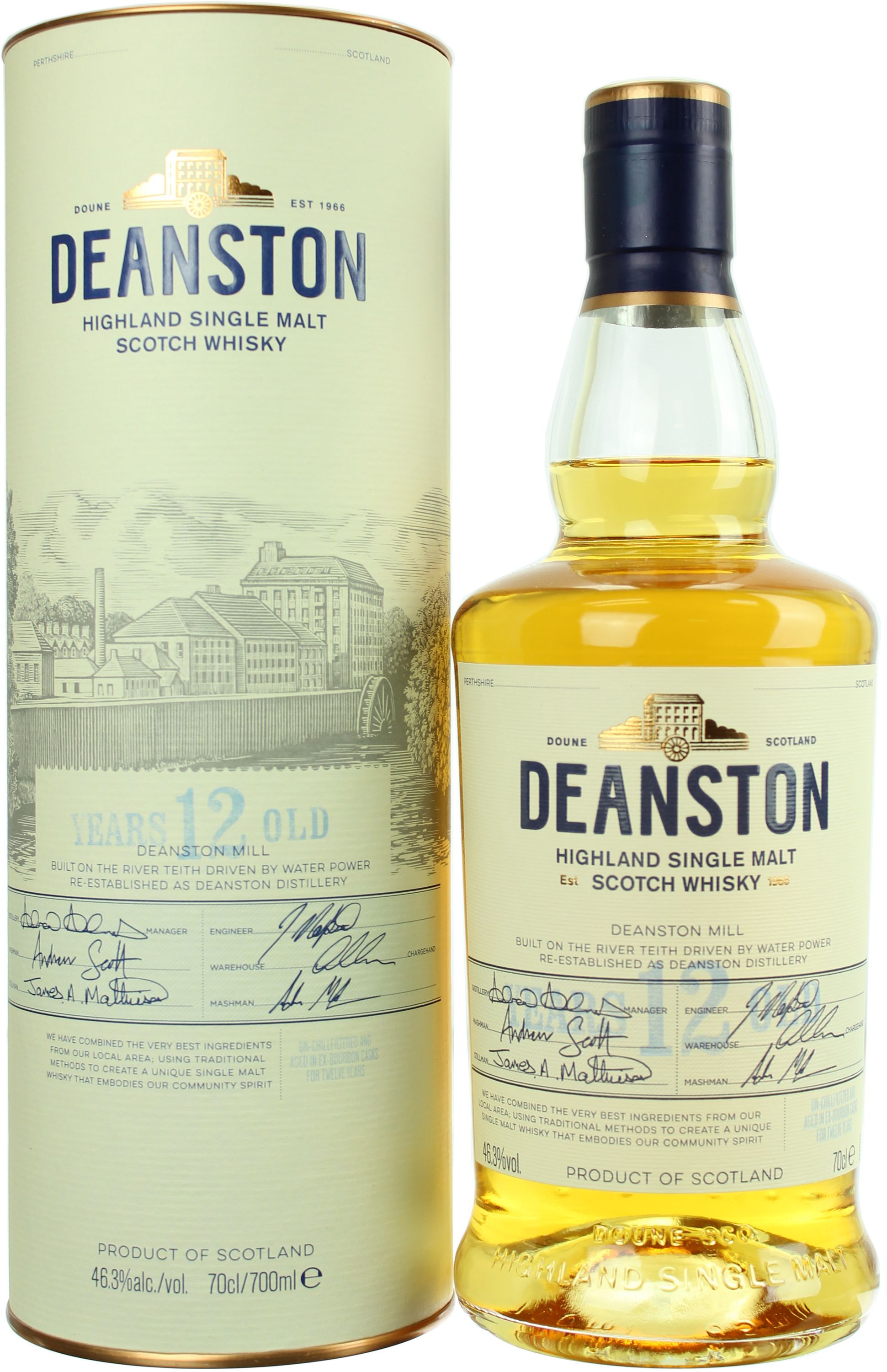 Deanston 12 years 0.7l alc. 46.3 Vol.-%
