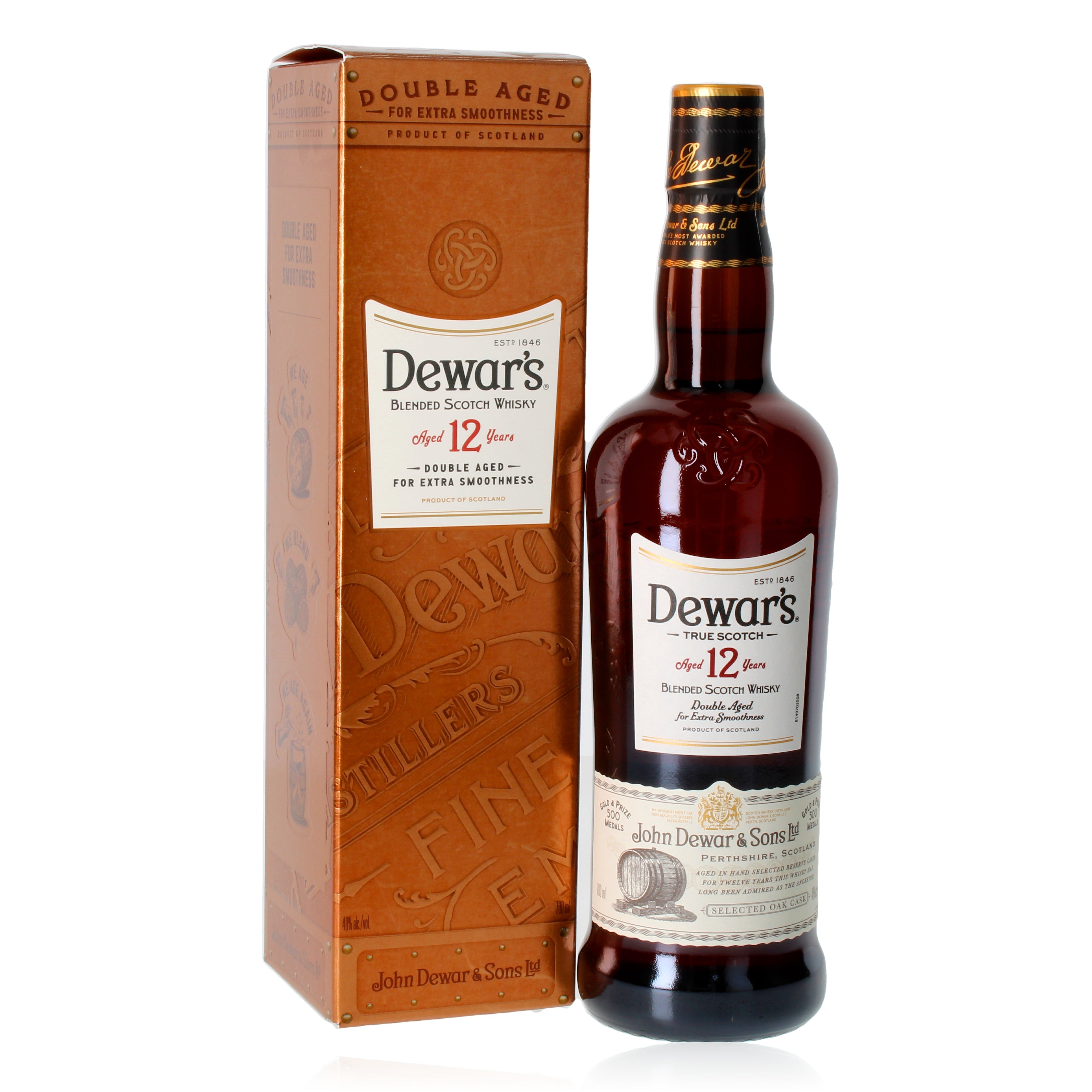 Dewar's 12 Jahre, 0,7l, alk. 40 tilavuus-%