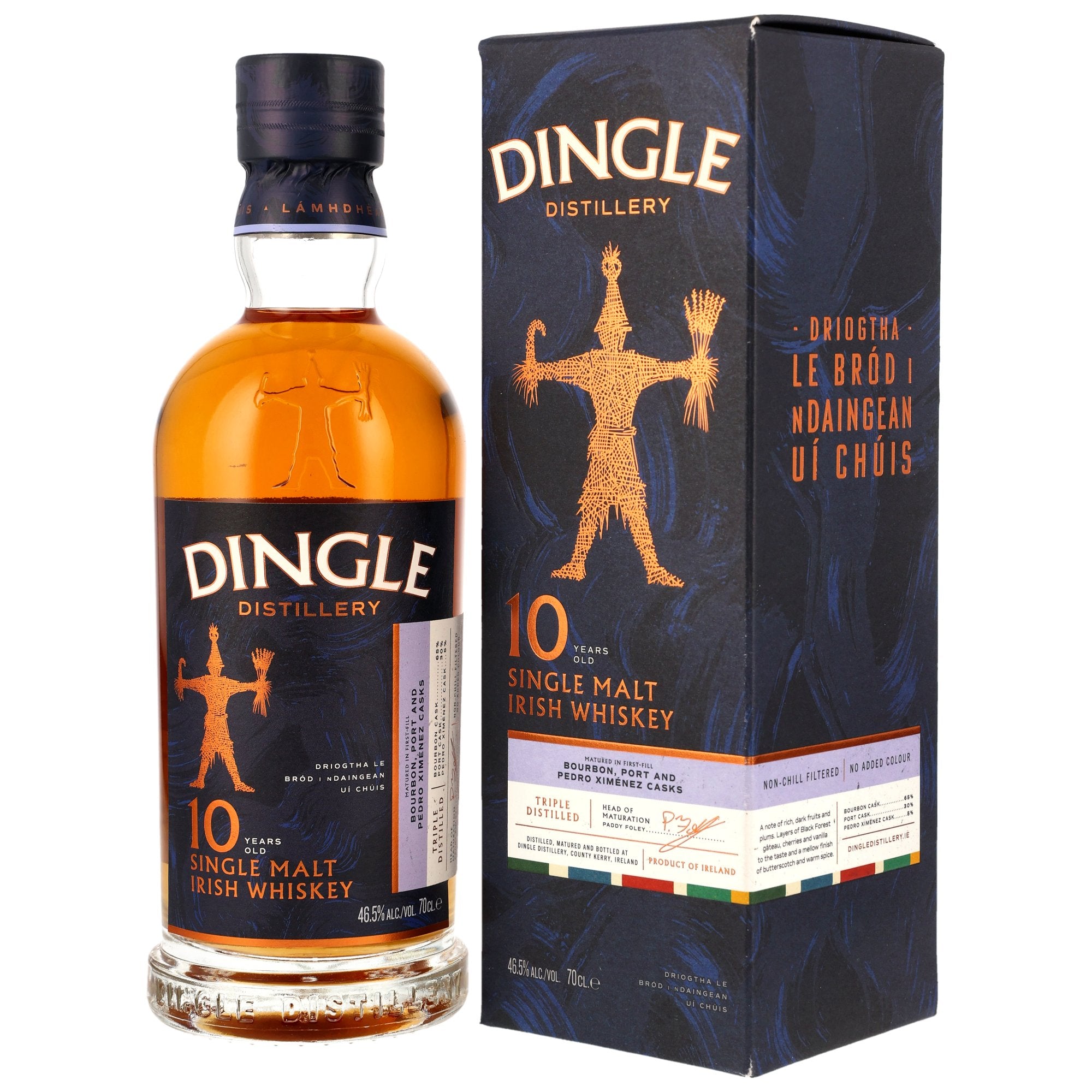Dingle 10 años Single Malt 0,7 l, alcohol 46,5 % vol.
