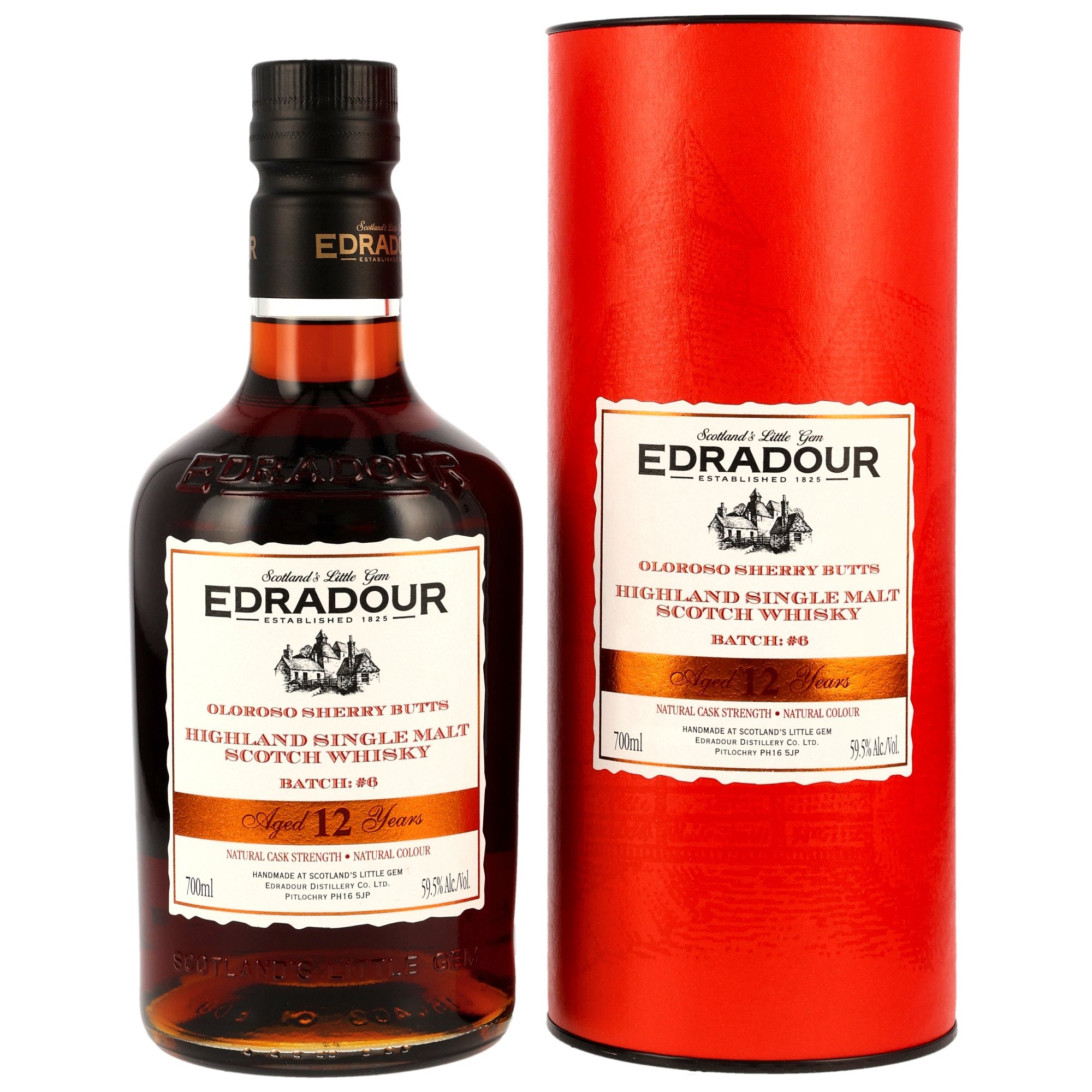 Edradour 12 Jahre Oloroso Sherry Butts 0,7l alk. 59 tilavuus-%