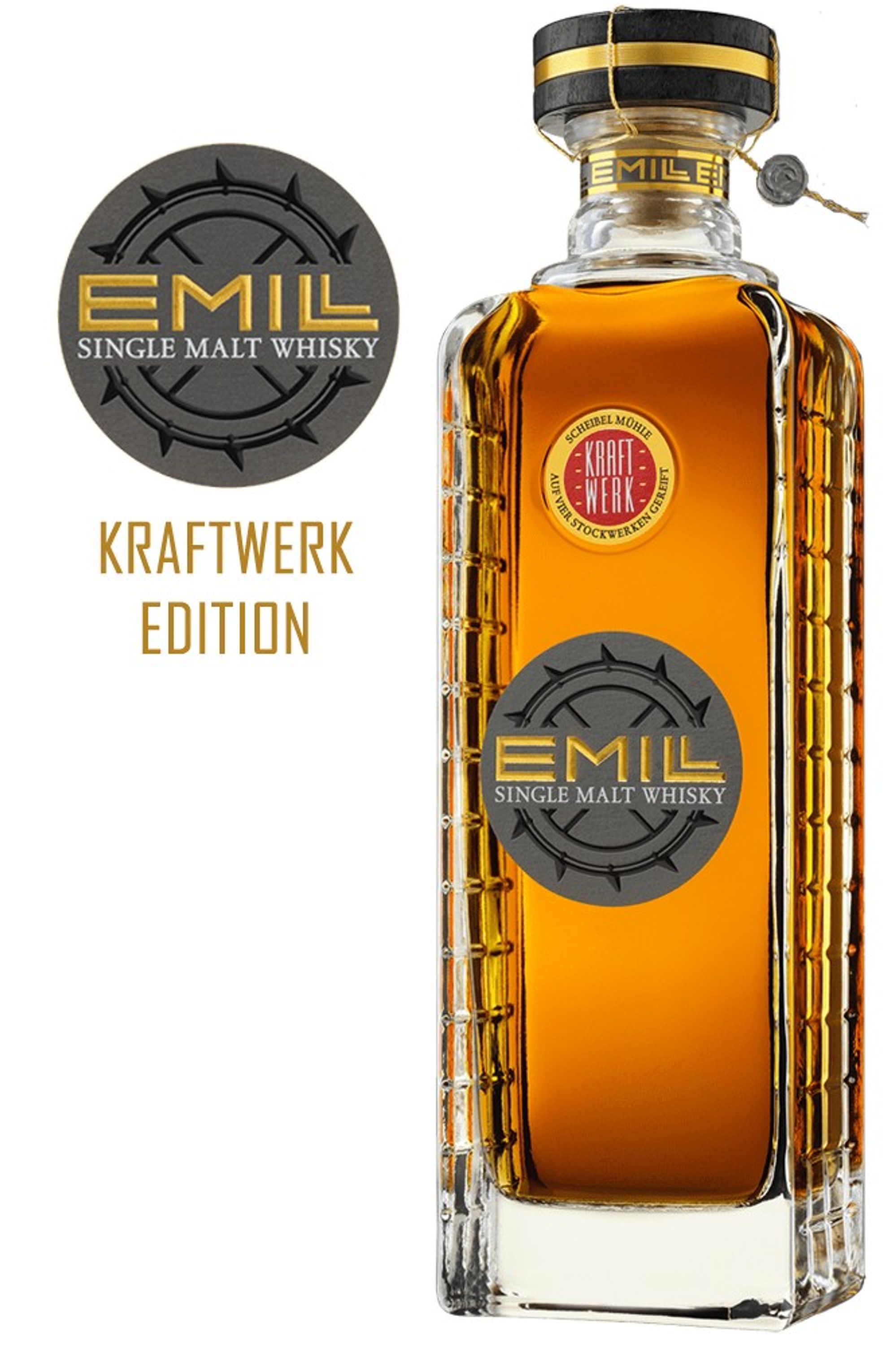 Scheibel Emill Kraftwerk Single Malt Whisky 0,7l, alc. 58,7 Vol.-%