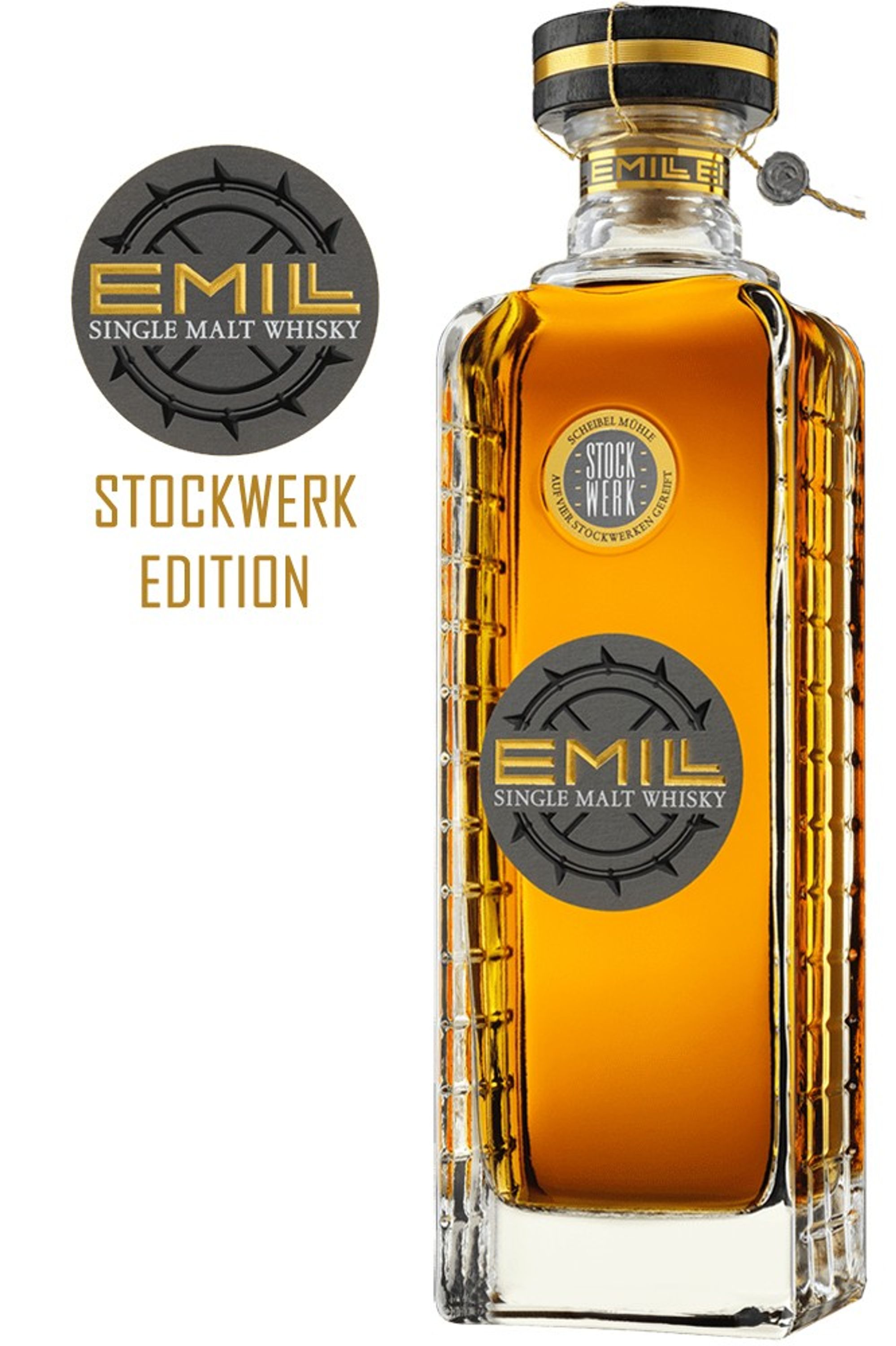 Scheibel Emill Stockwerk Single Malt Whisky 0,7l, alc. 46 Vol.-%