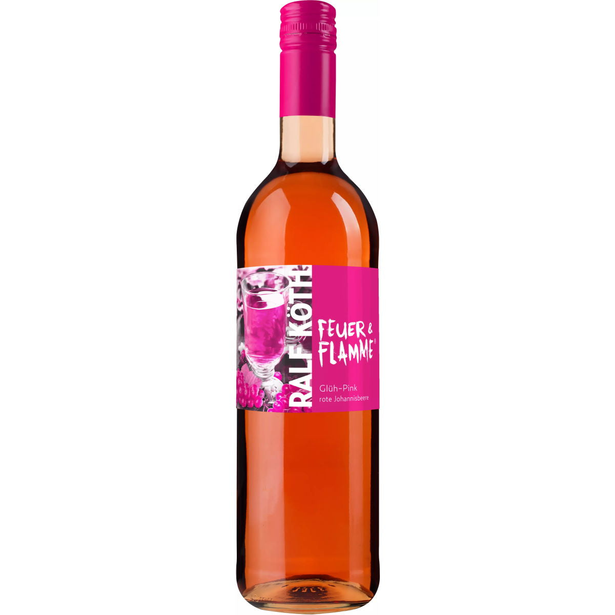 Feuer & Flamme Glüh-Pink Grosella roja 0,75 l, alc. 8 % vol.