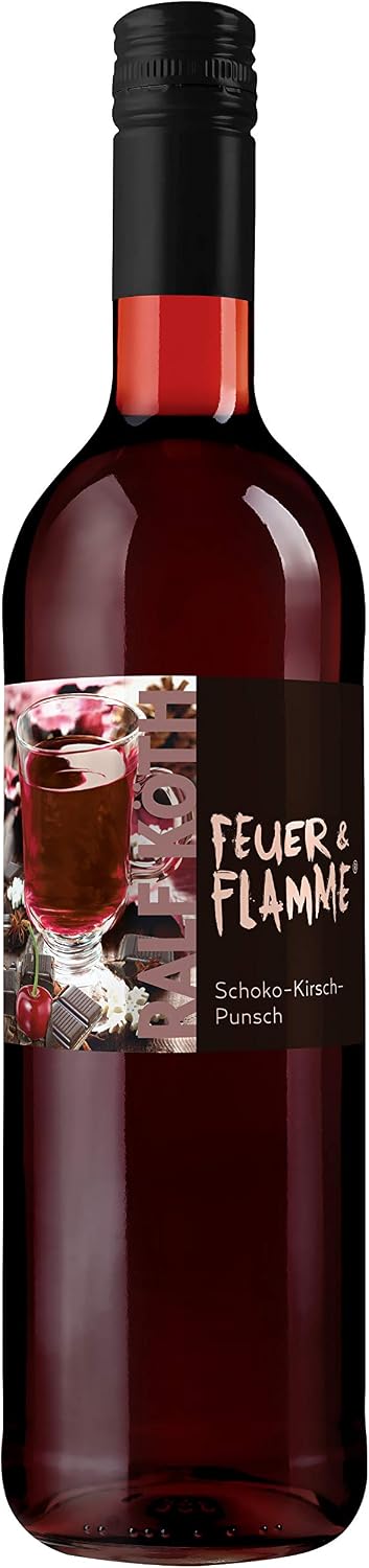 Ponche de chocolate y cereza Feuer & Flamme 0,75l, alc. 9,5 % vol.