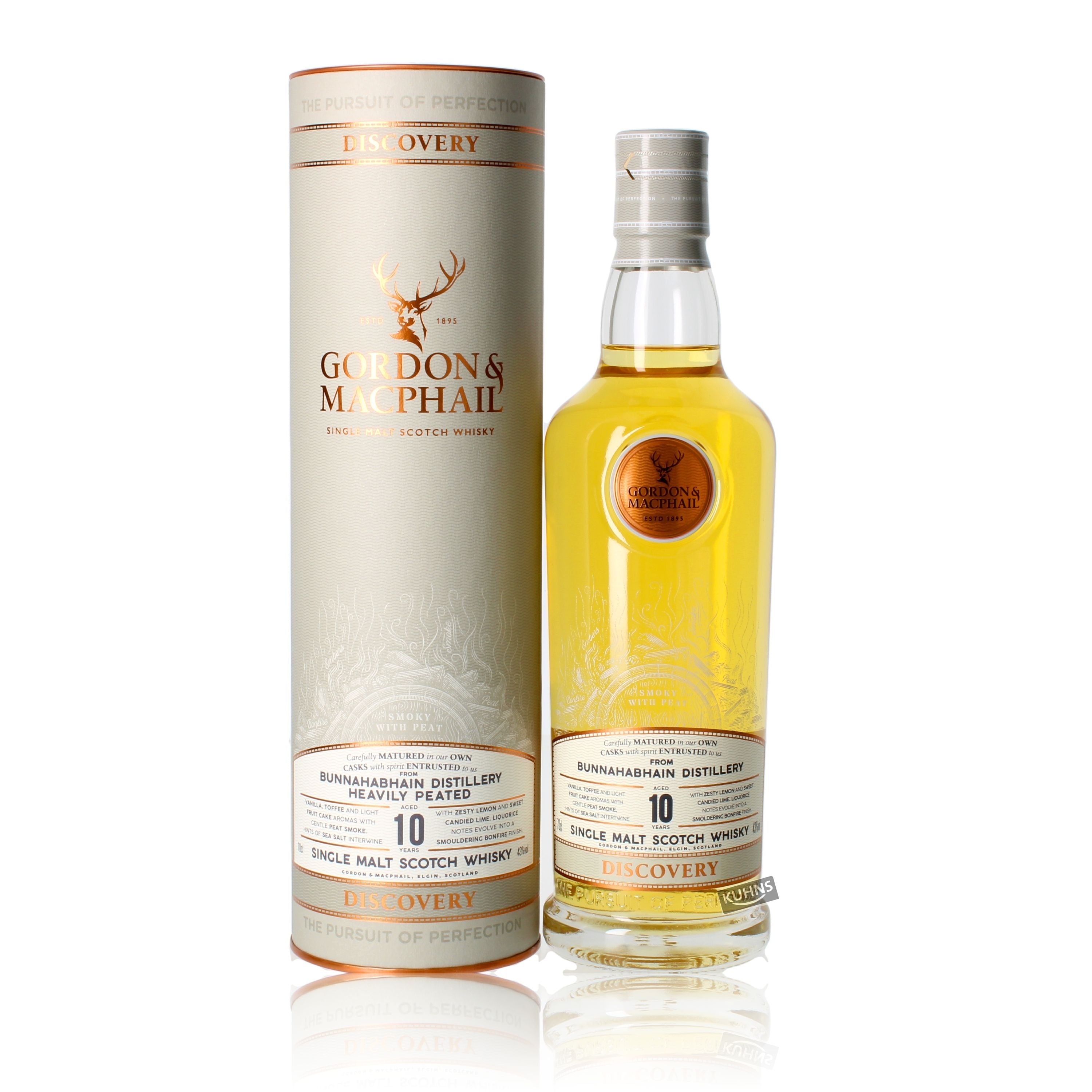 Bunnahabhain 10 Jahre Gordon&MacPhail 0,7l alk. 43 tilavuus-%