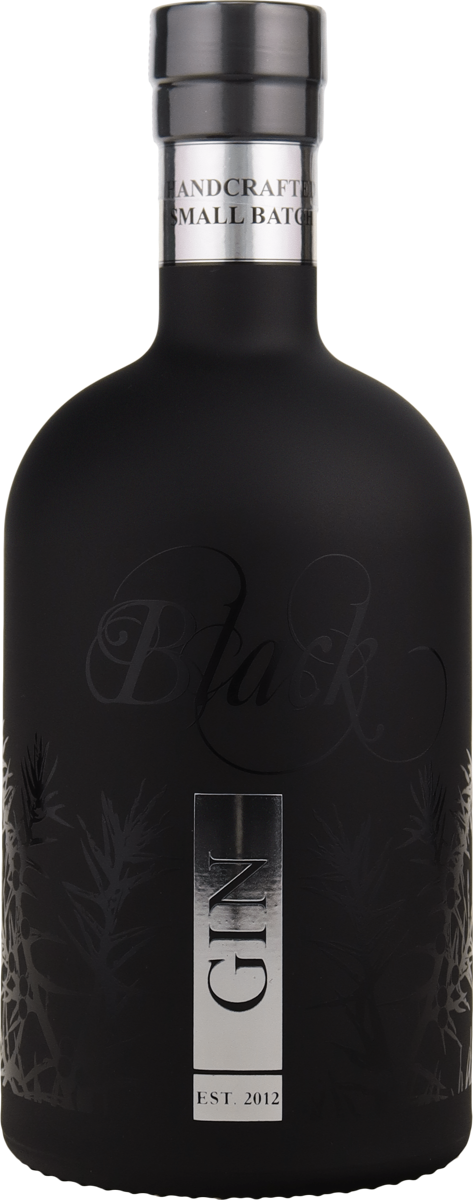 Gansloser Black Gin 0,7l, alc. 45 Vol.-%, Dry Gin Deutschland