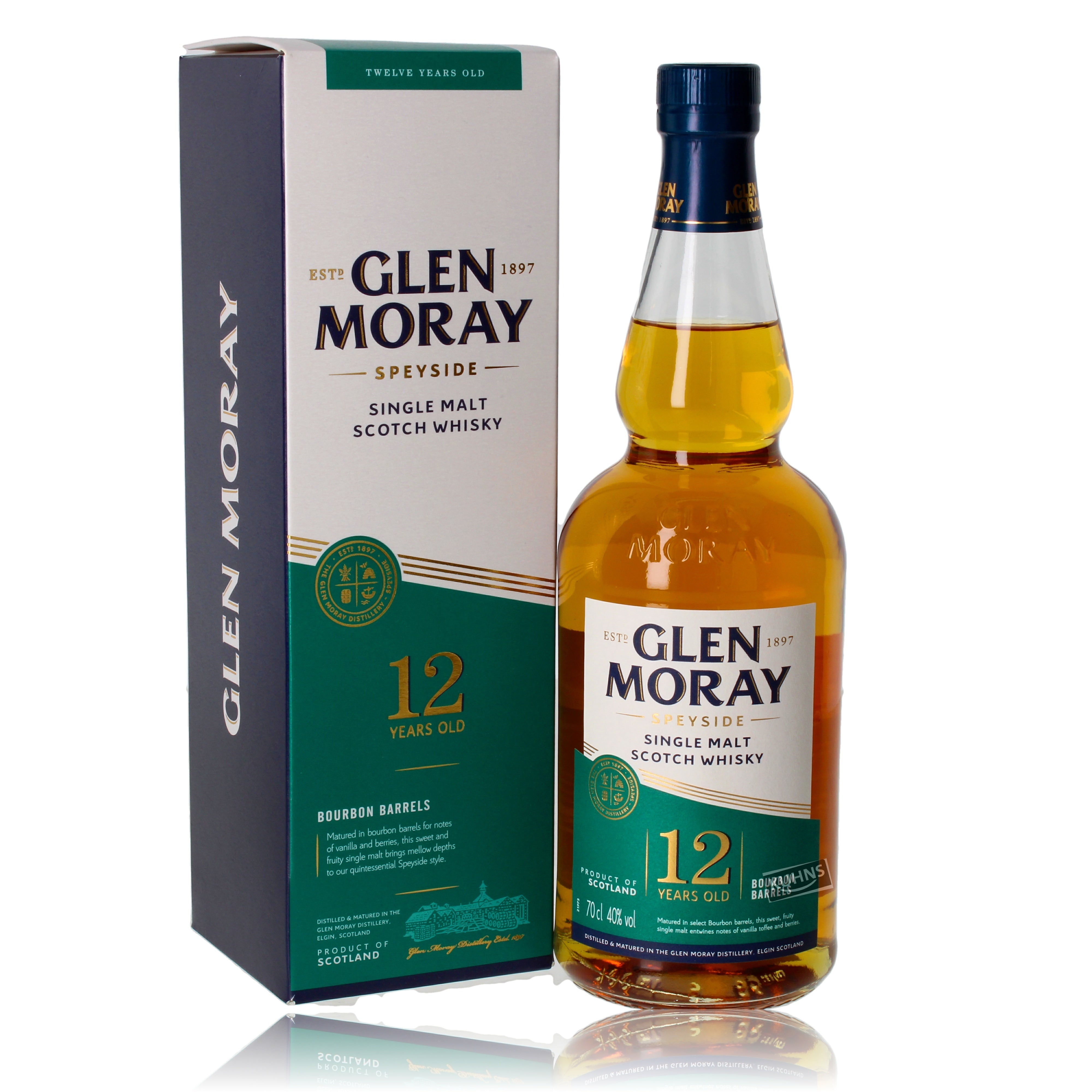 Glen Moray 12 years 0.7l, alc. 40 Vol.-%