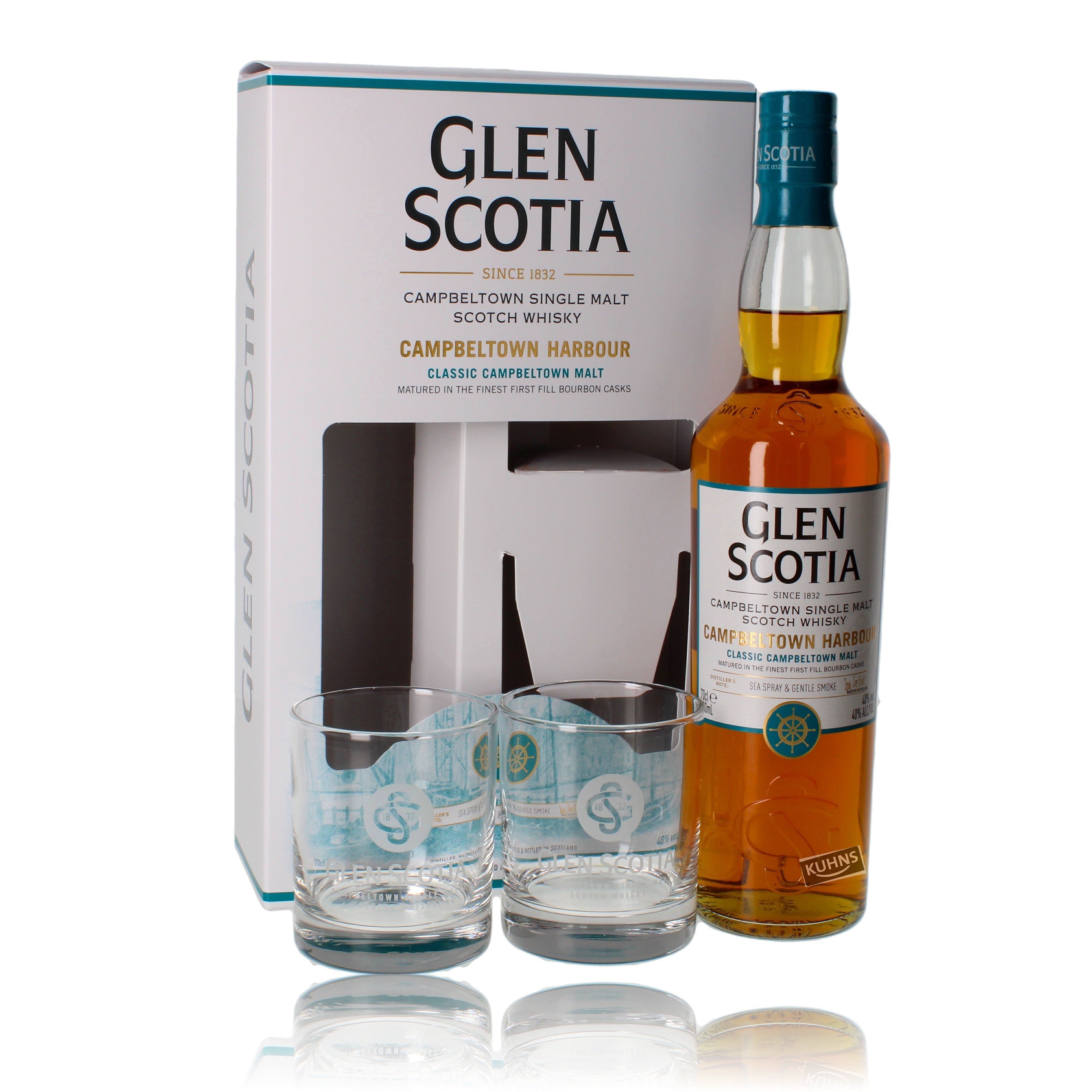 Glen Scotia Harbour Geschenkset 0,7l, alc. 40 Vol.-%