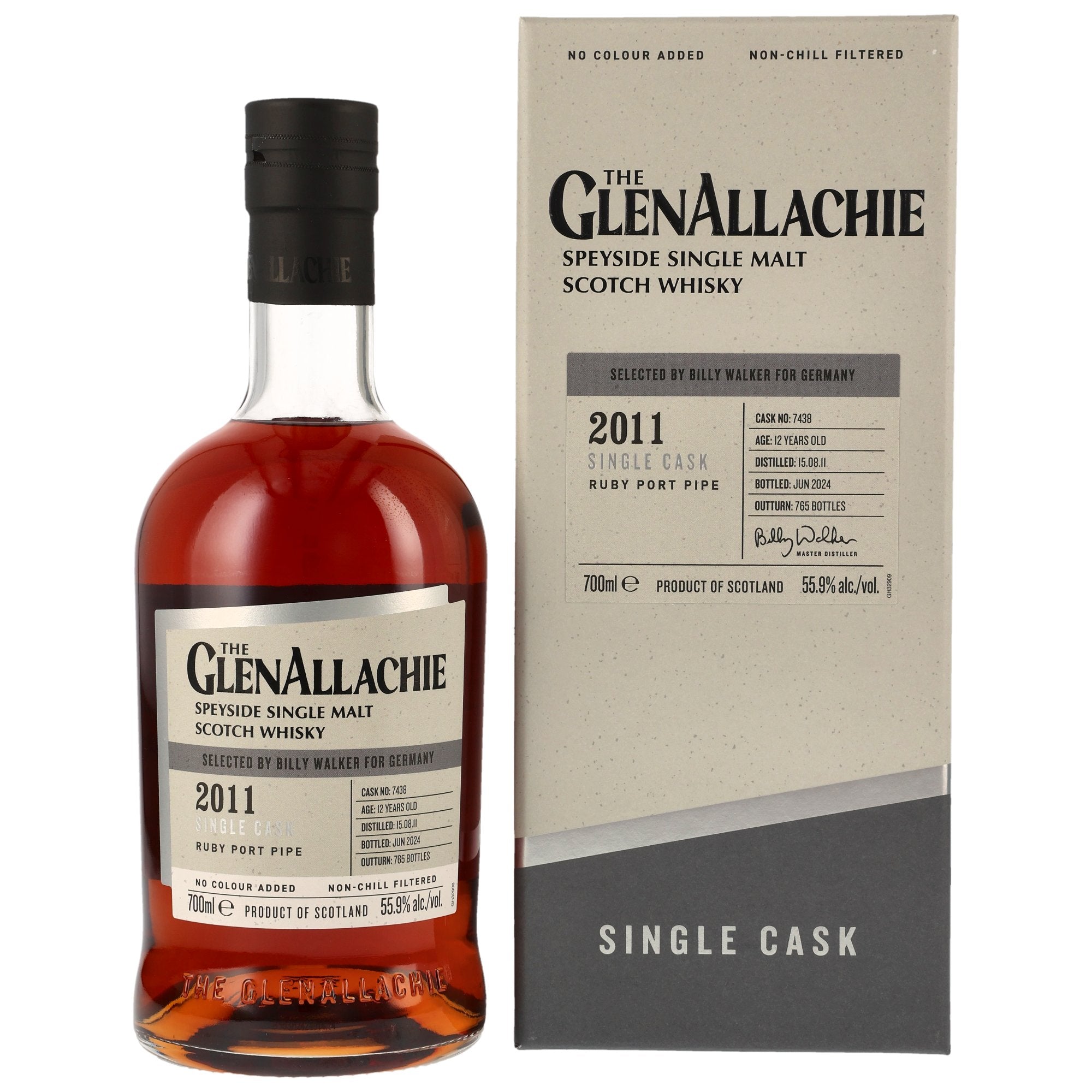 Glenallachie 2011 Single Cask 0,7l, alk. 55,9 tilavuus-%
