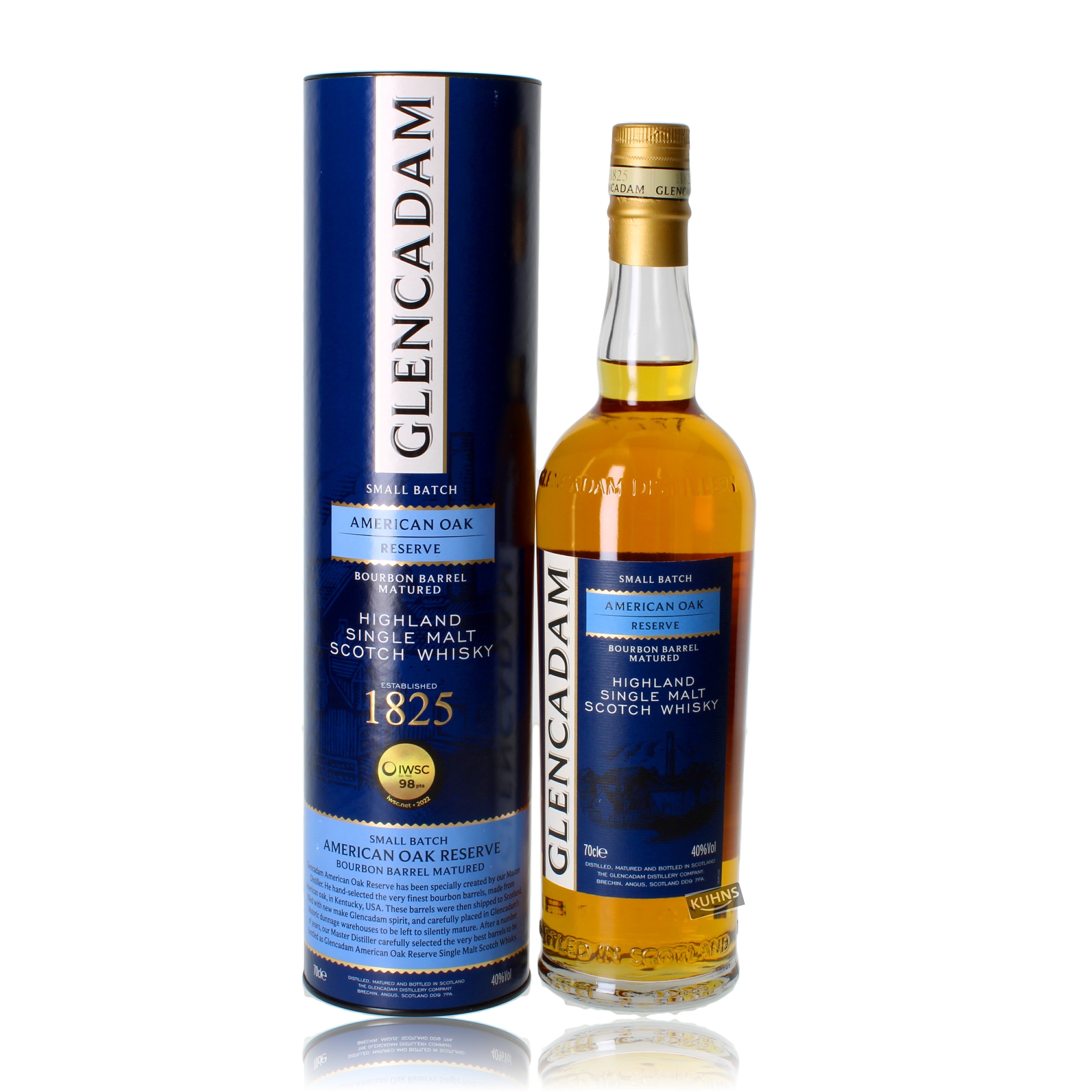 Glencadam American Oak Reserve 0.7l, alc. 40% by volume