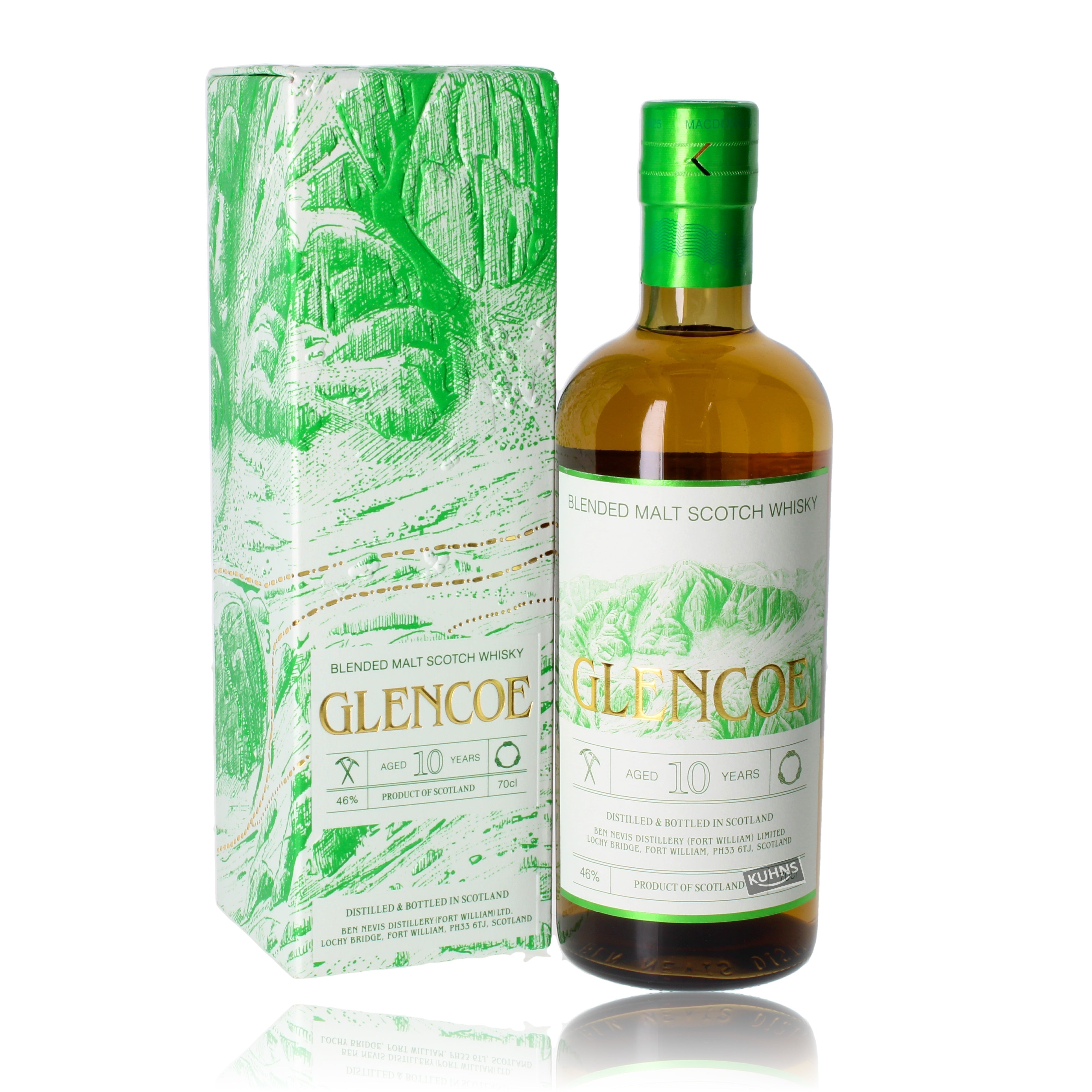Glencoe Blended Malt 10 Years 0.7l, alc. 46% vol.