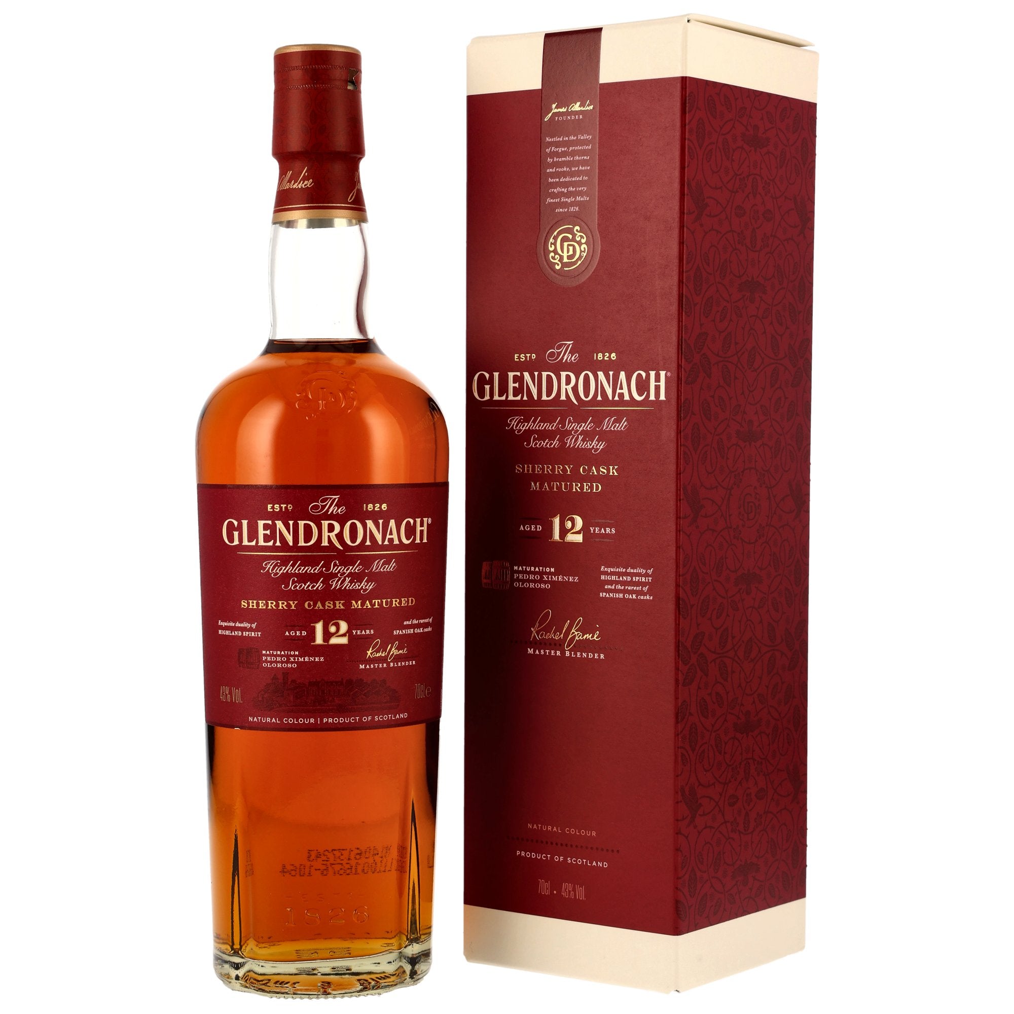 Glendronach 12 Jahre Sherry Cask 0,7l, alc. 43 Vol.-%
