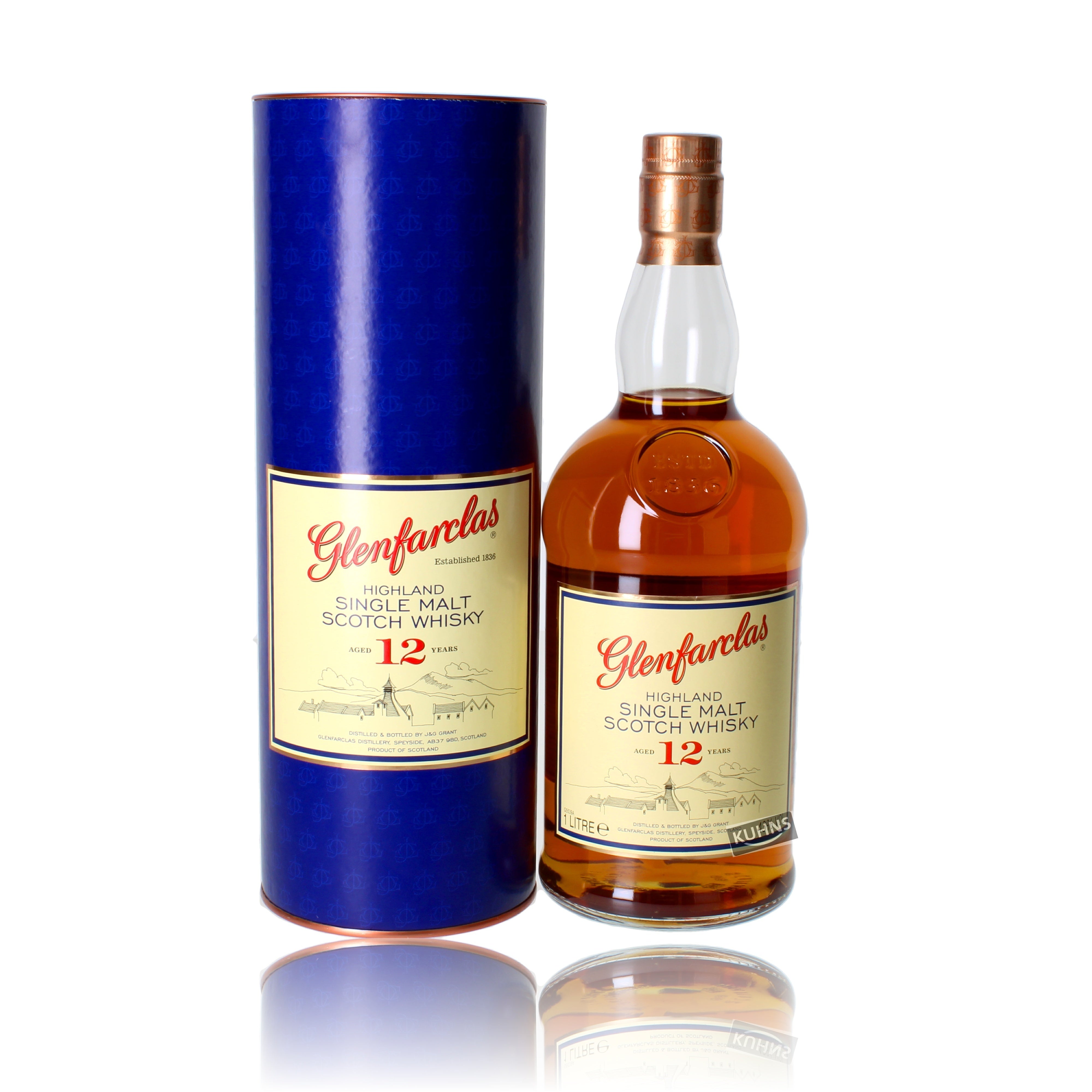 Glenfarclas 12 años 1,0 l, 43 % ABV